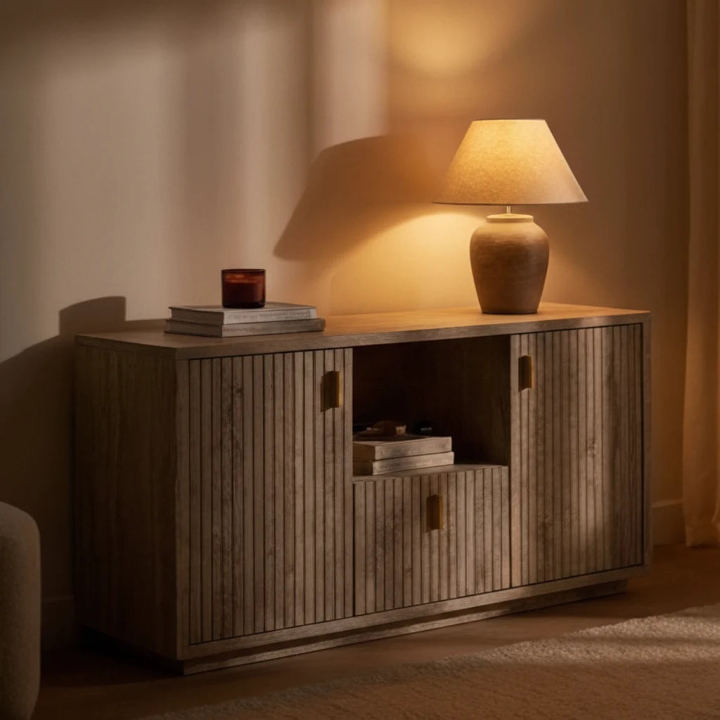 Luxury Modern Travertine Style File Cabinet European Style for Villa