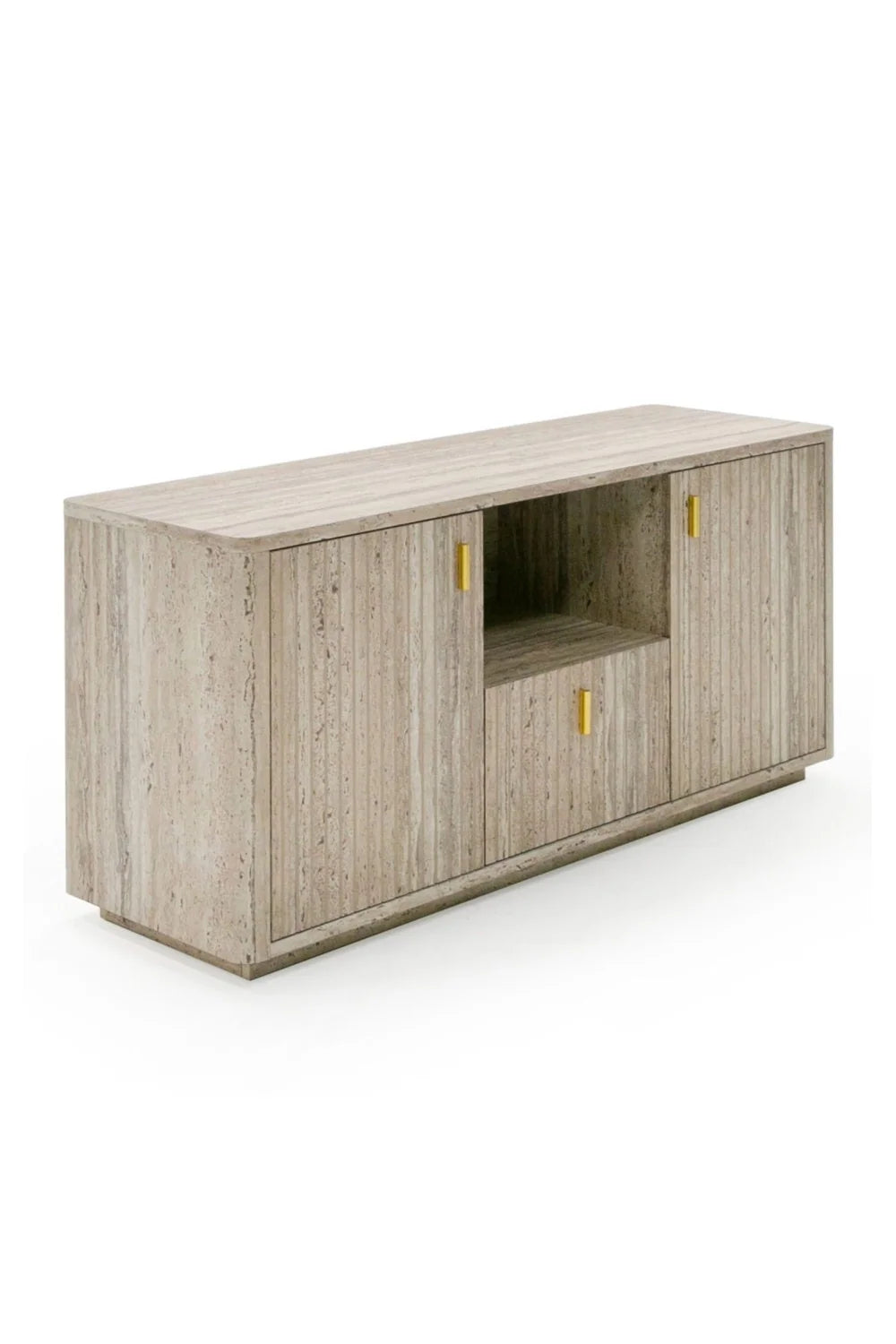 Luxury Modern Travertine Style File Cabinet European Style for Villa