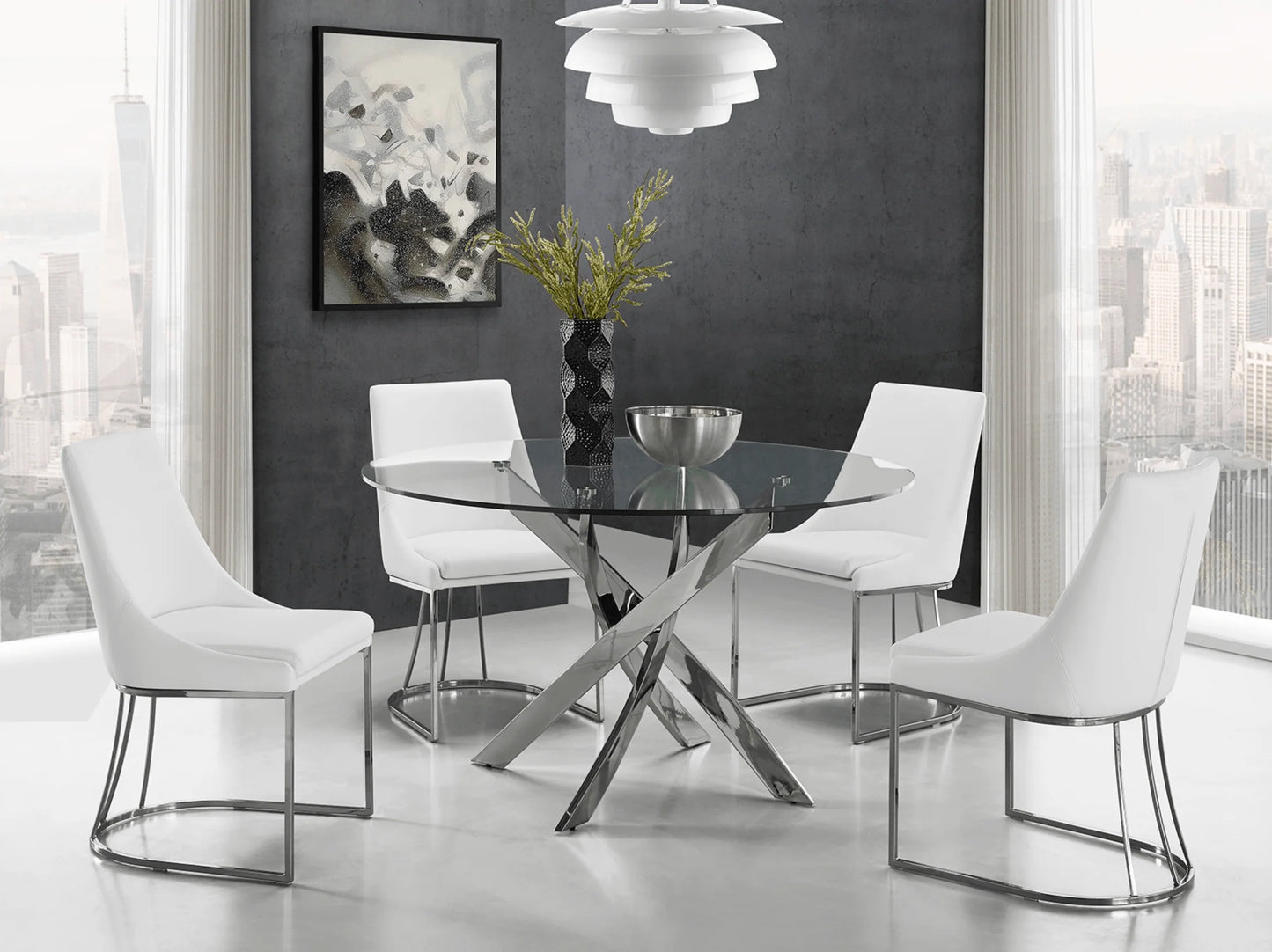 Luxury Modern Trisha I Dining Chair European Style for Villa