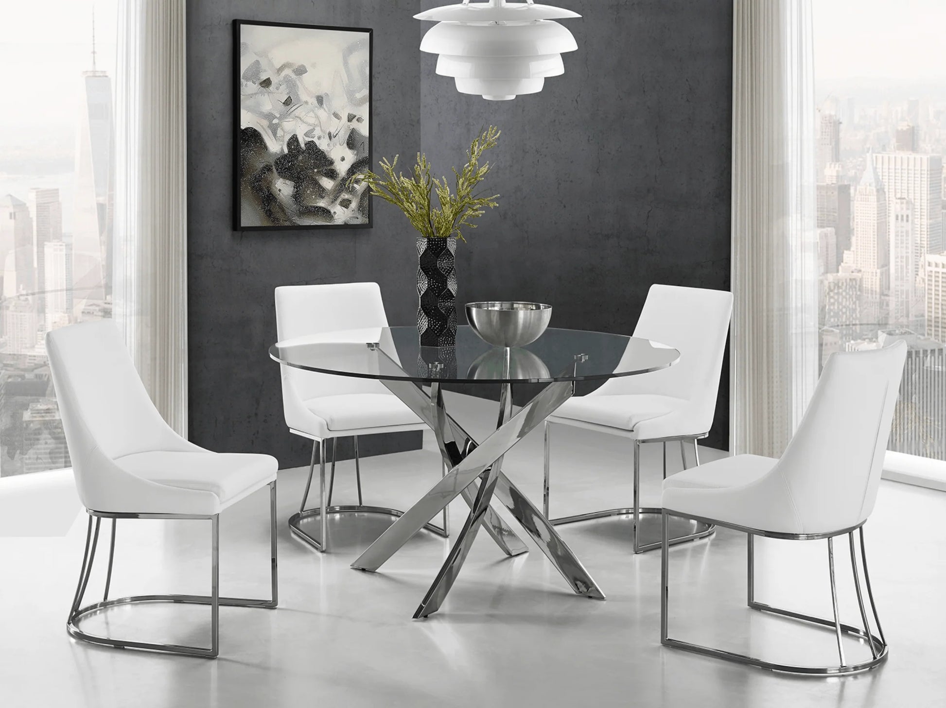 Luxury Modern Trisha I Dining Chair European Style for Villa