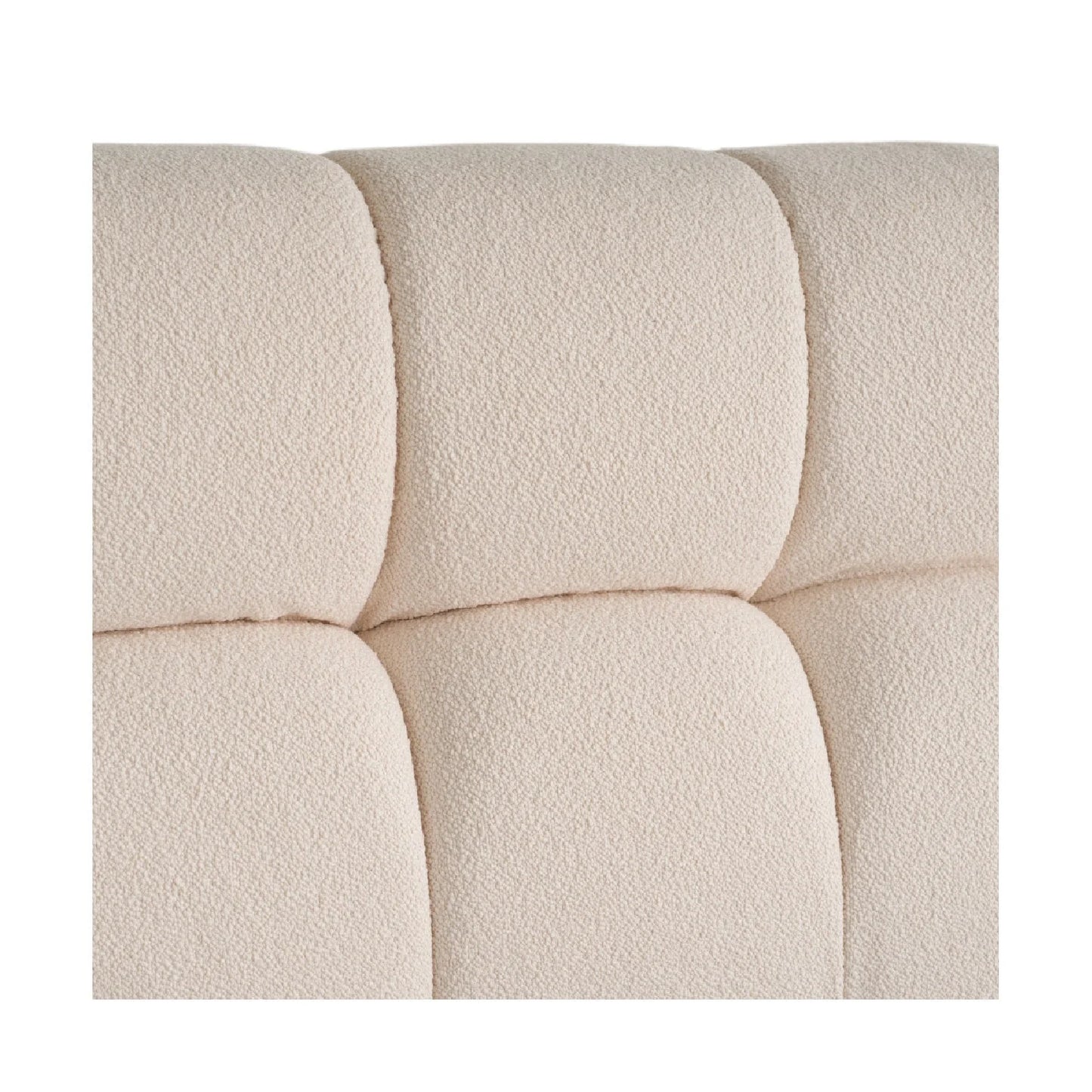 Luxury Modern Tufted Fabric Queen Bed European Style for Villa