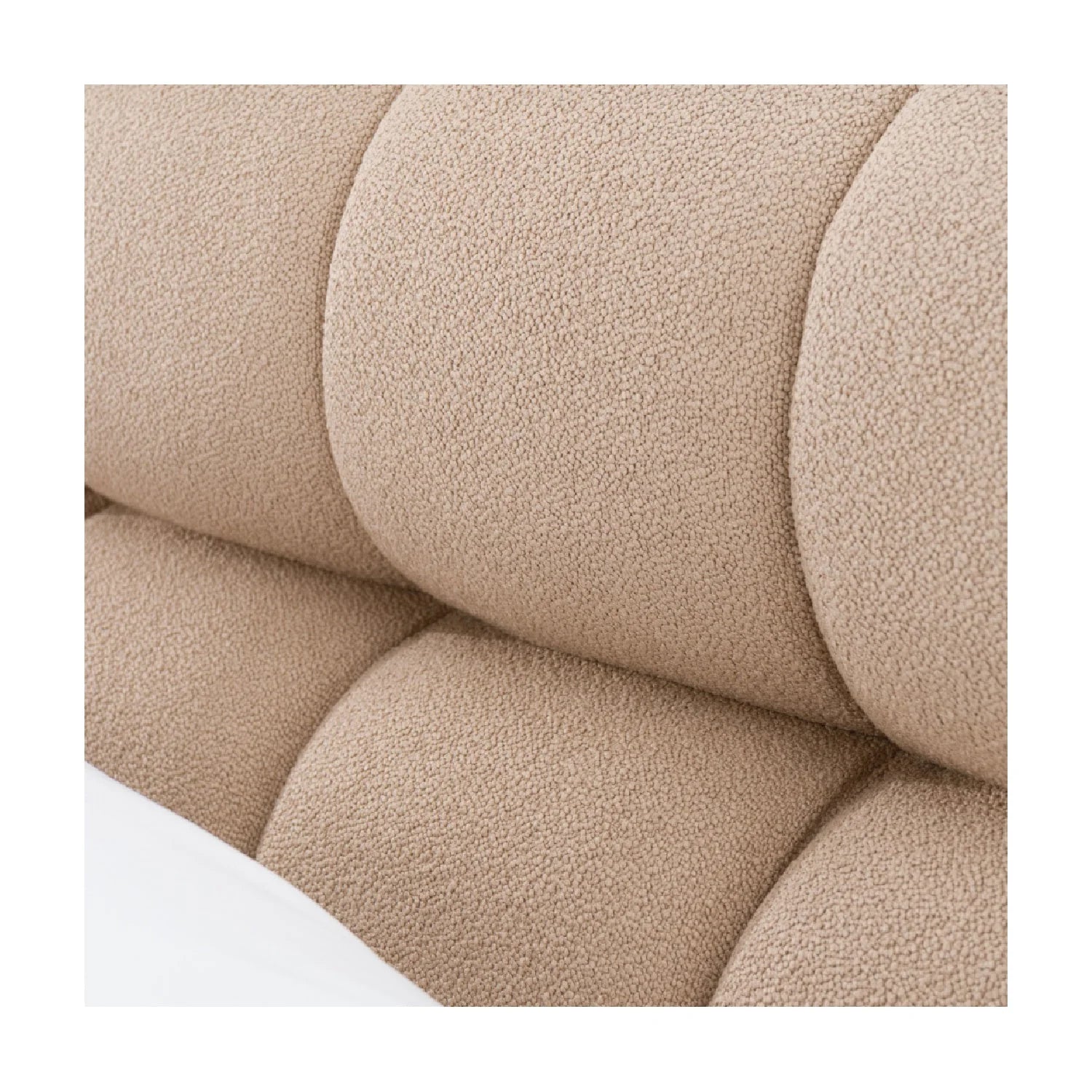 Luxury Modern Tufted Fabric Queen Bed European Style for Villa