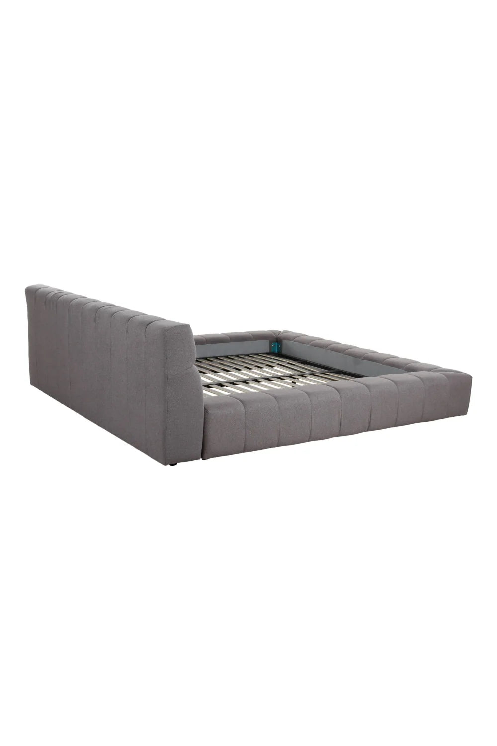Luxury Modern Tufted Fabric Queen Bed European Style for Villa