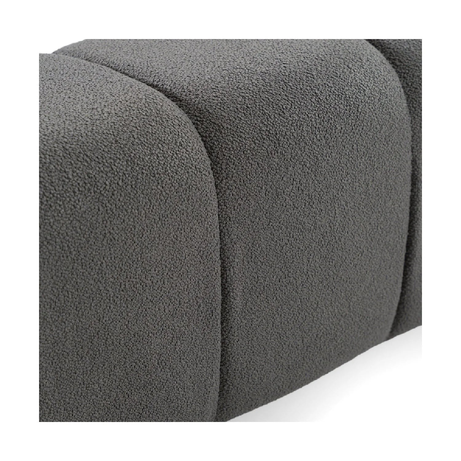 Luxury Modern Tufted Fabric Queen Bed European Style for Villa