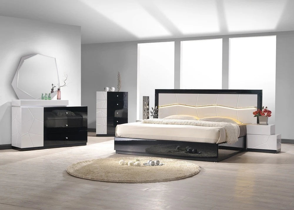 Luxury Modern Turin Bedroom Set European Style for Villa