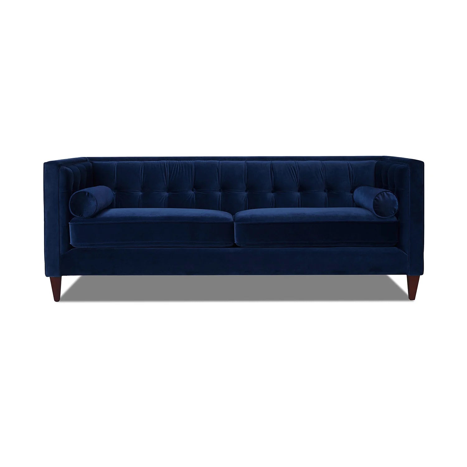 Luxury Modern Tuxedo Tufted Three Seater Sofa Modern Italian Style for Villa