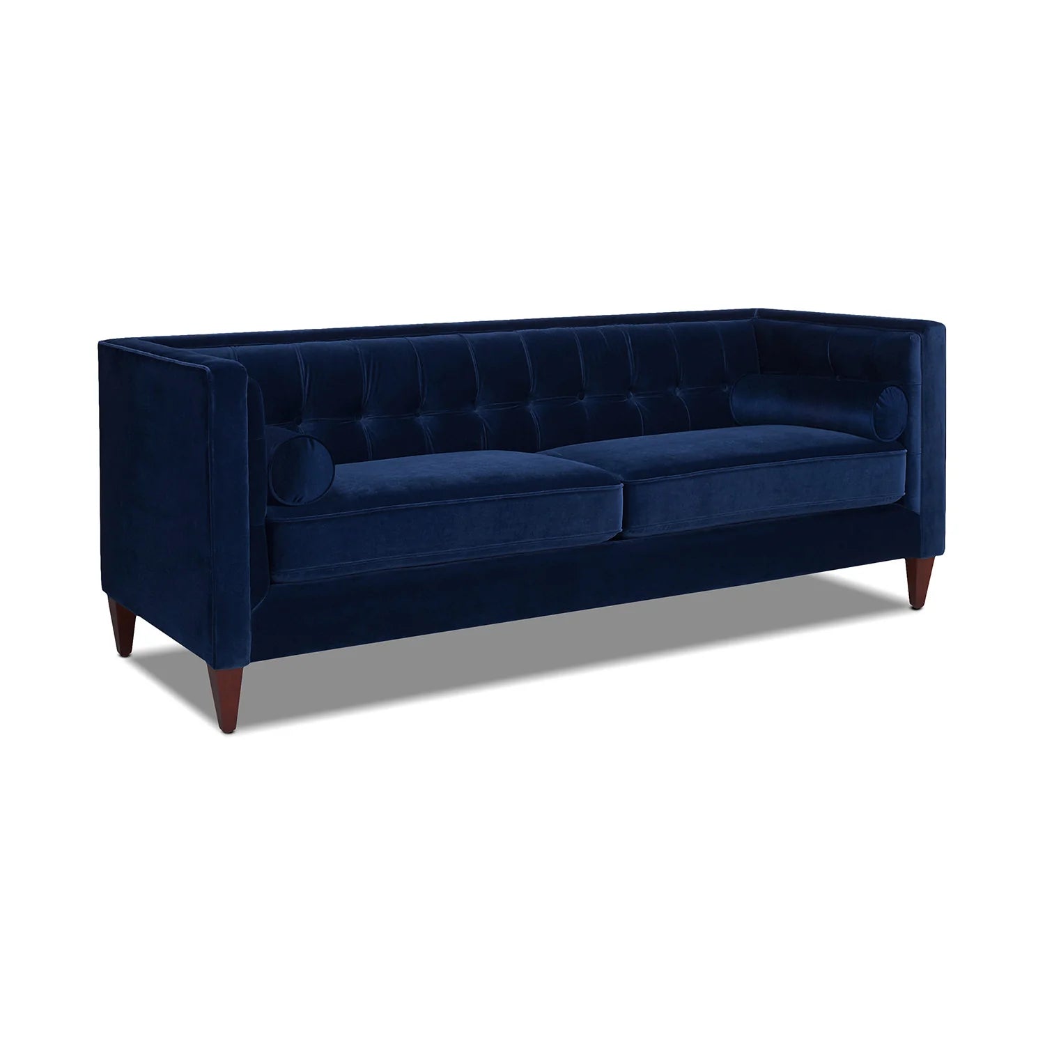 Luxury Modern Tuxedo Tufted Three Seater Sofa Modern Italian Style for Villa
