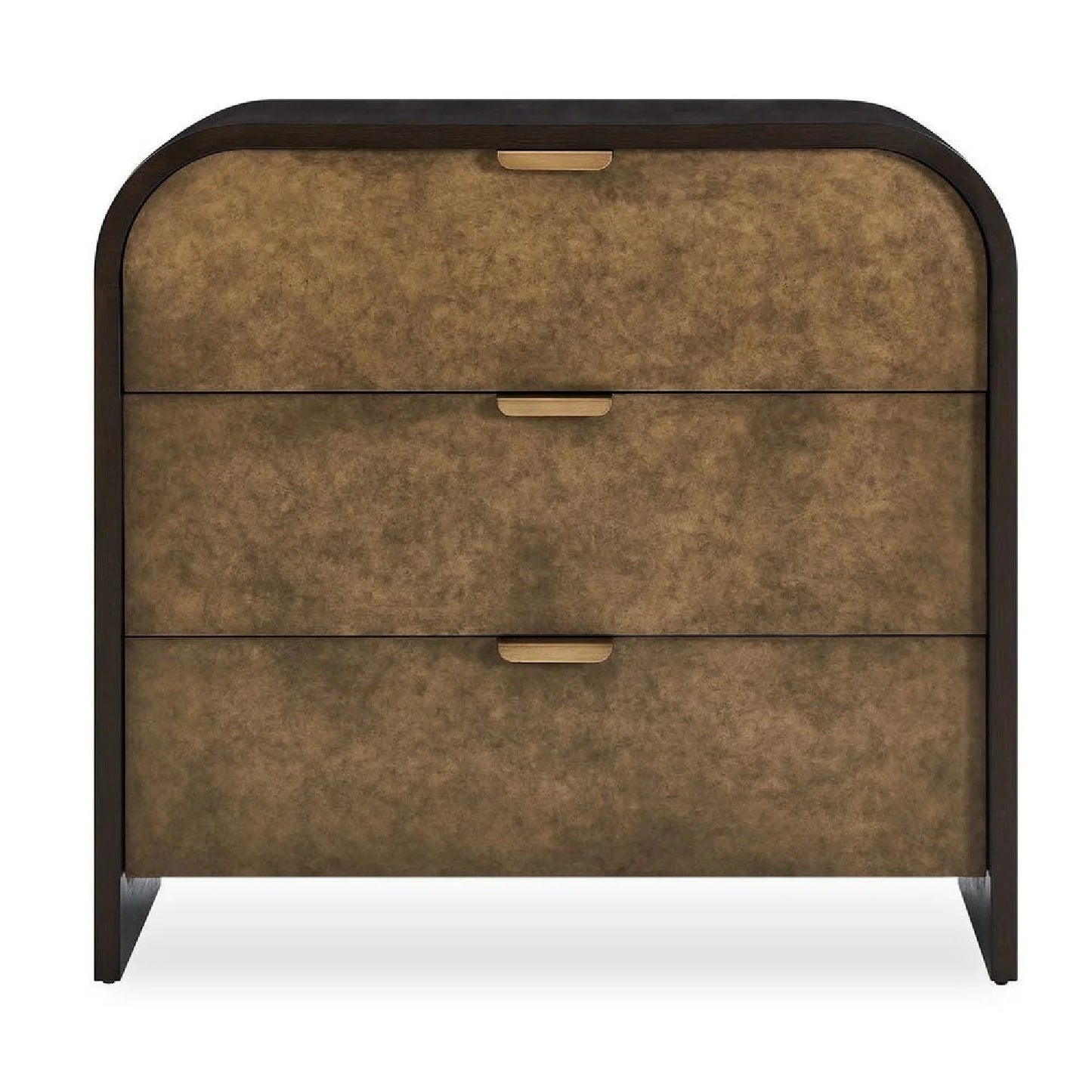 Luxury Modern Two-Toned Oak 3-Drawer Chest European Style for Villa