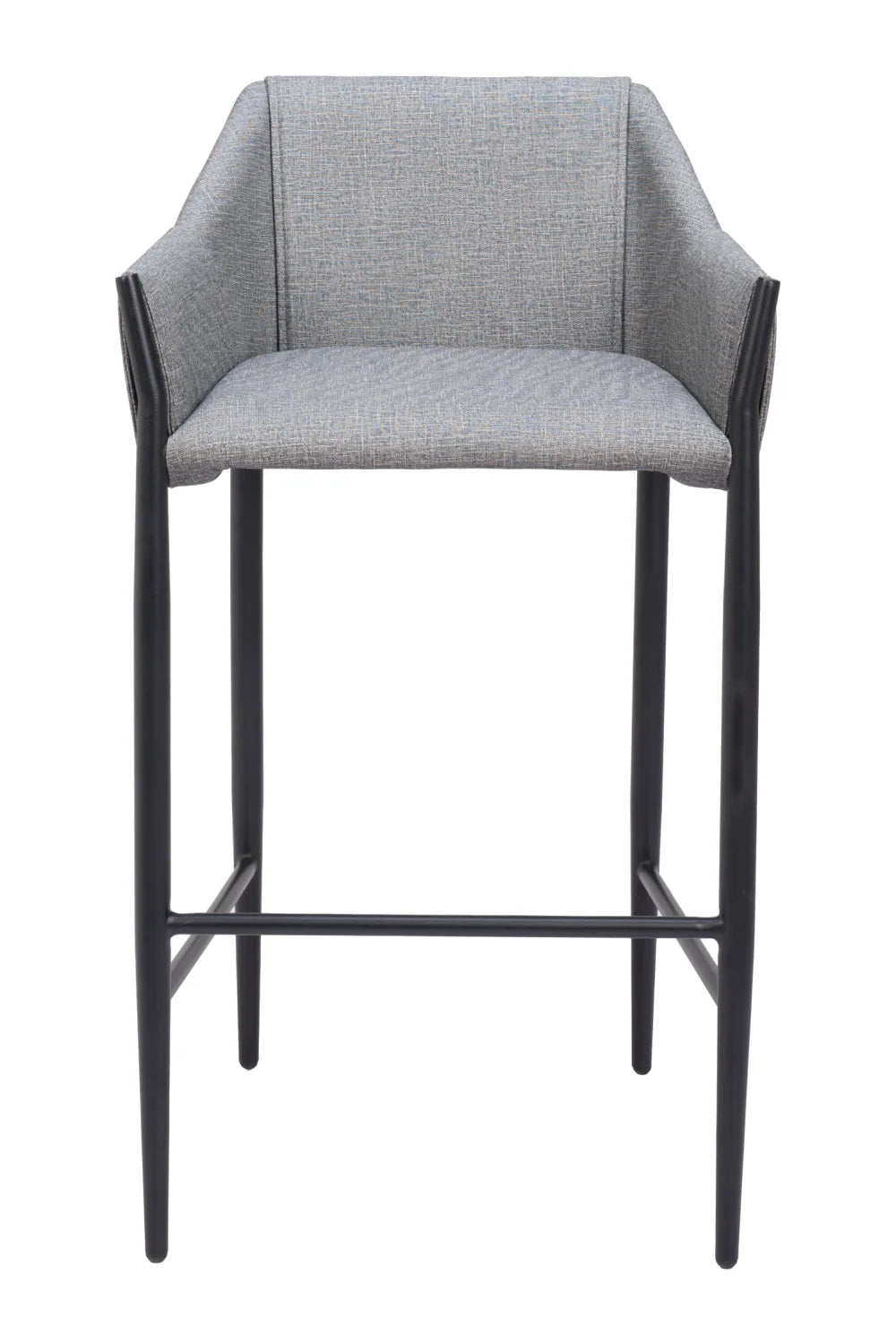 Luxury Modern Upholstered Bar Stool European Style for Villa