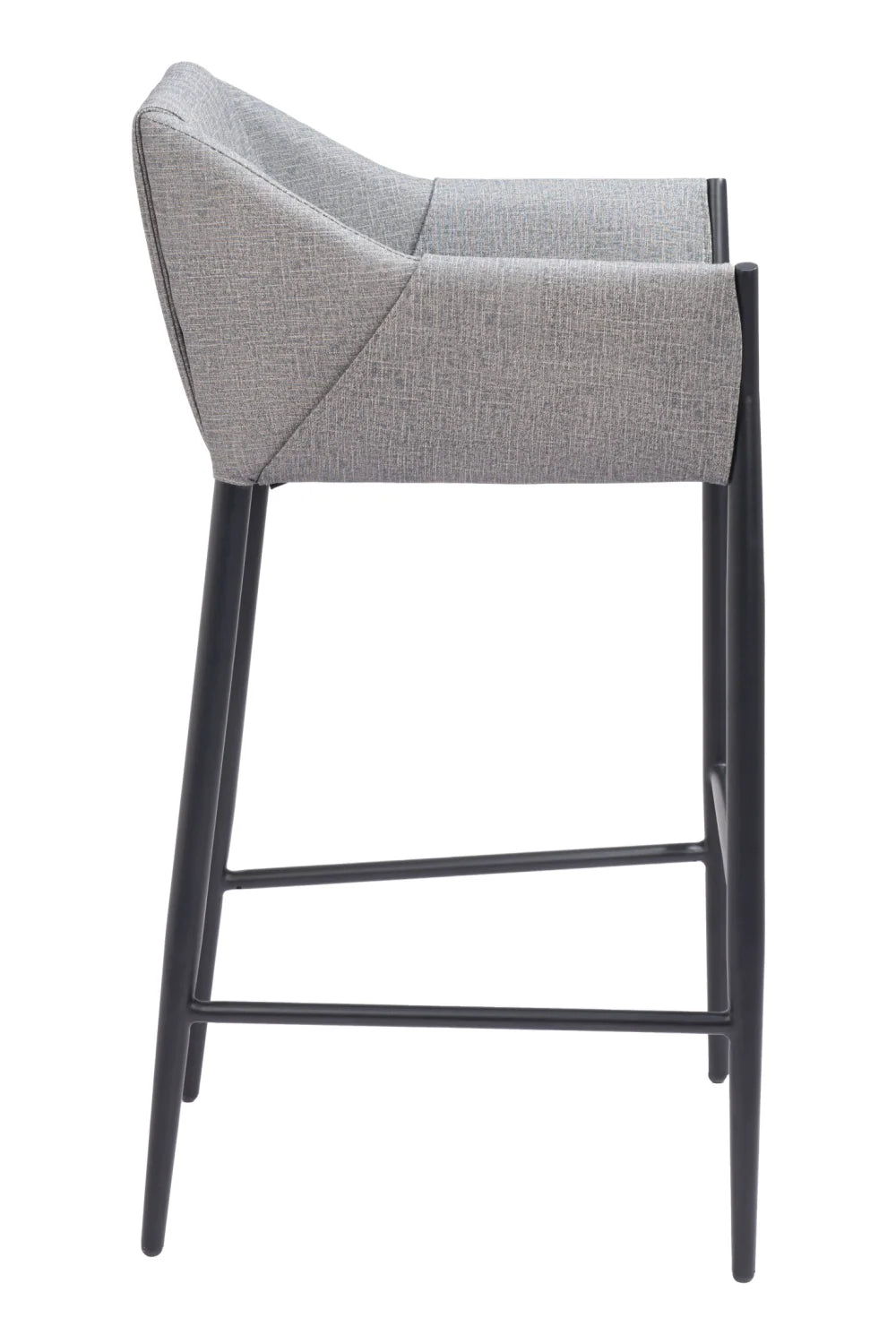 Luxury Modern Upholstered Bar Stool European Style for Villa