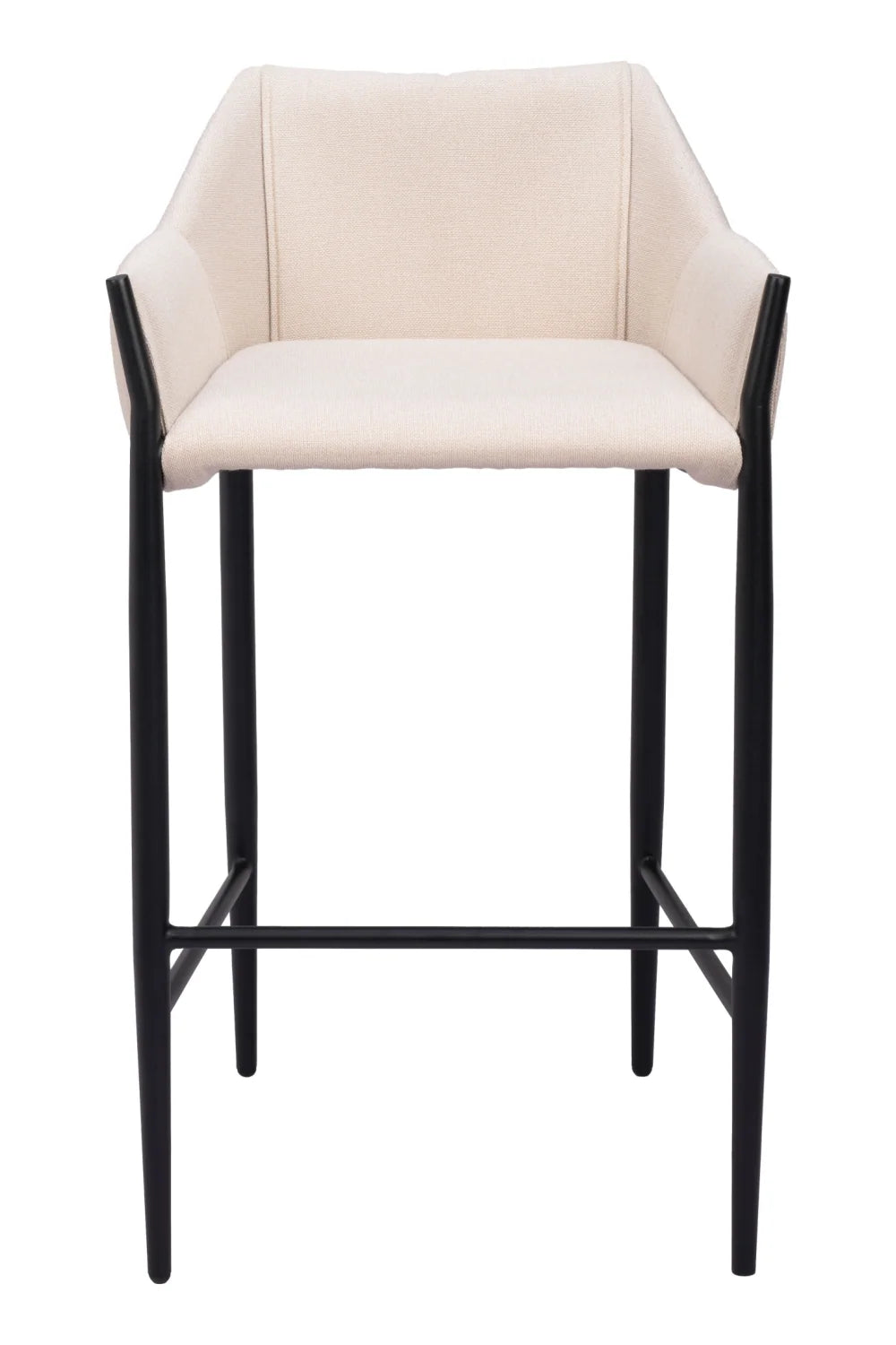 Luxury Modern Upholstered Bar Stool European Style for Villa