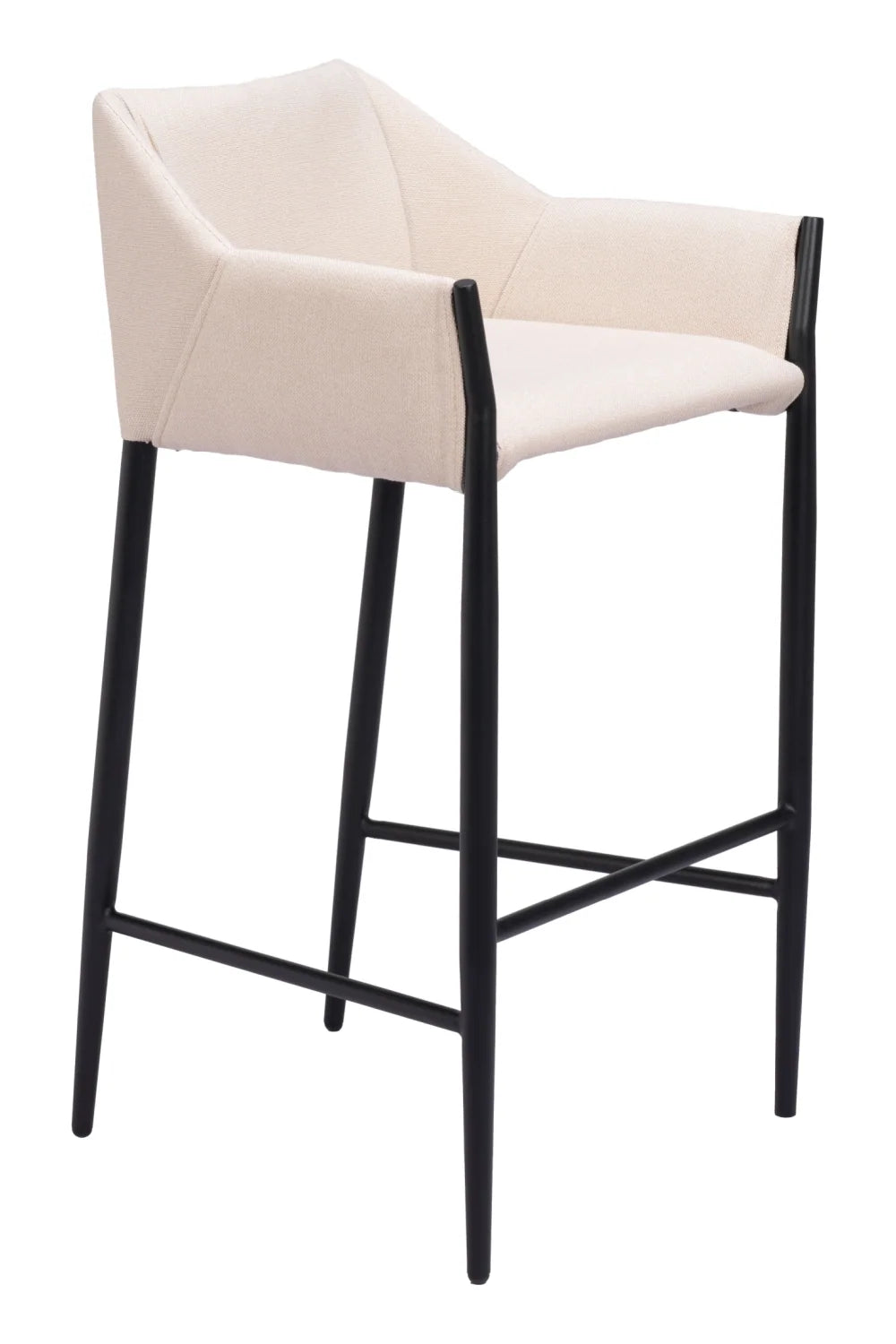 Luxury Modern Upholstered Bar Stool European Style for Villa