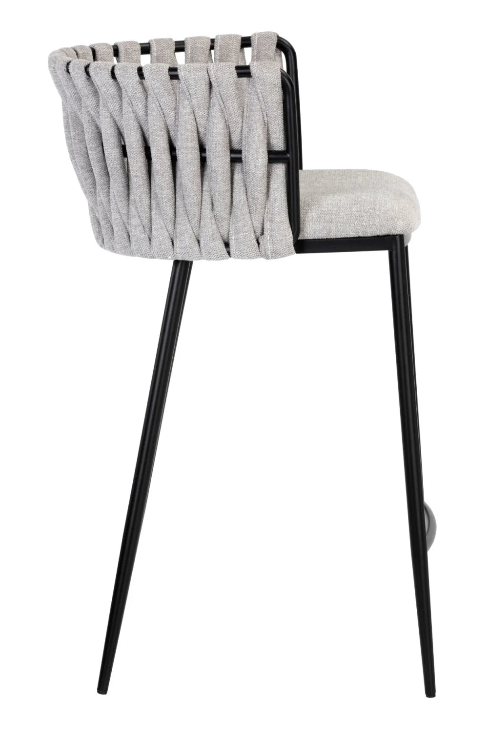 Luxury Modern Upholstered Counter Stool European Style for Villa