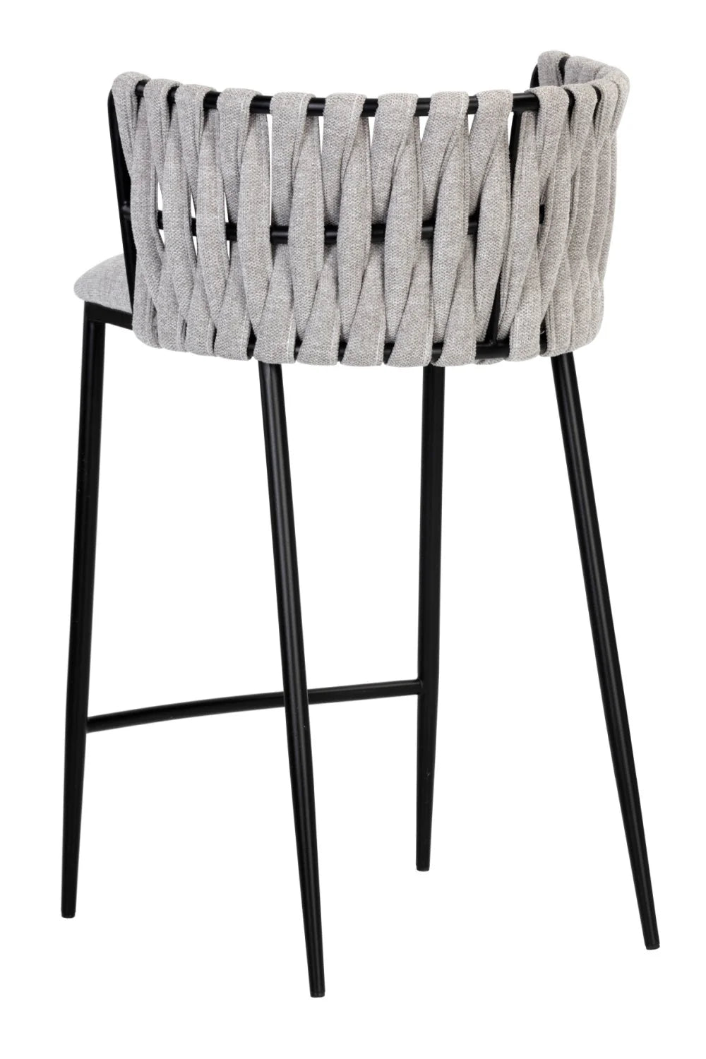 Luxury Modern Upholstered Counter Stool European Style for Villa