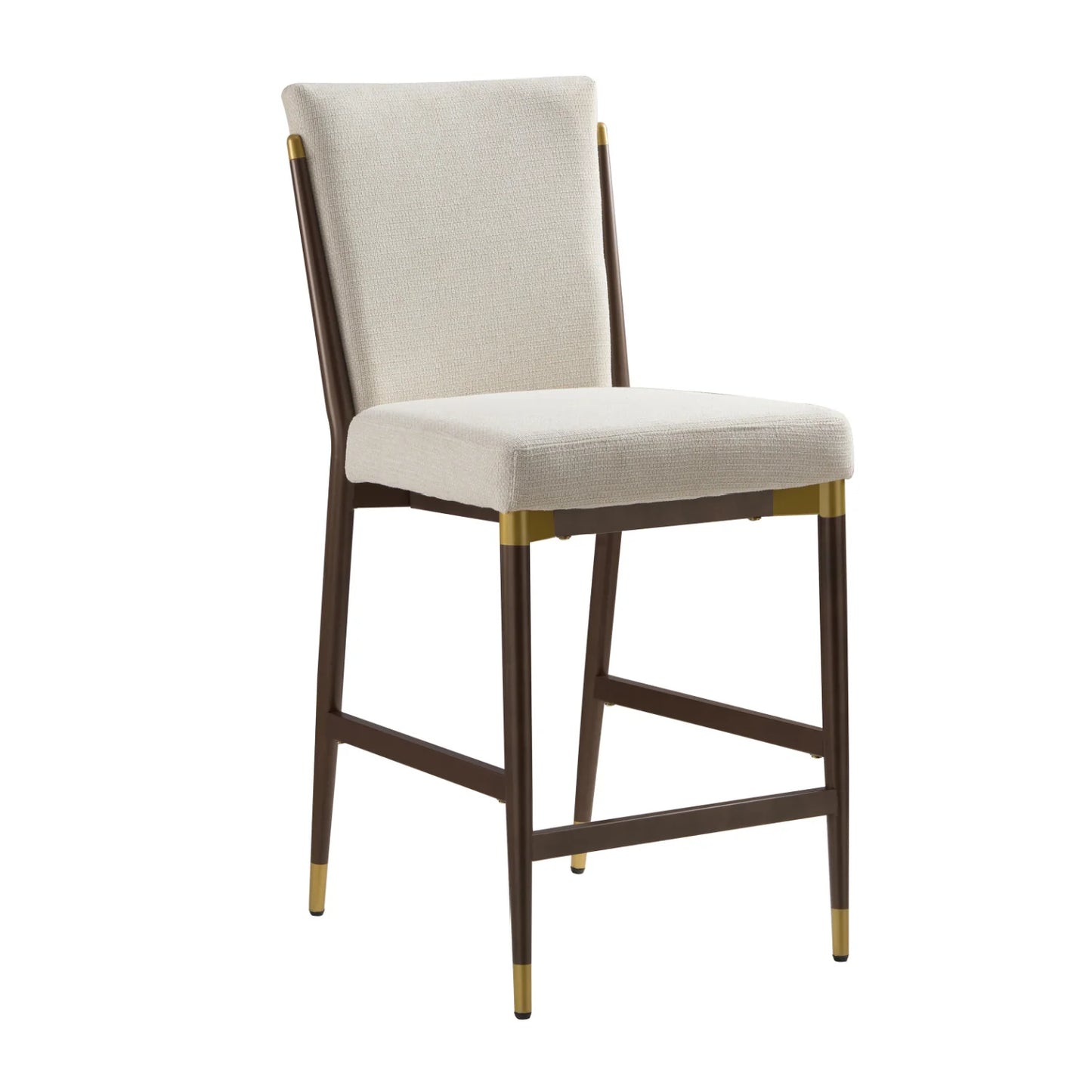 Luxury Modern Upholstered Counter Stool European Style for Villa