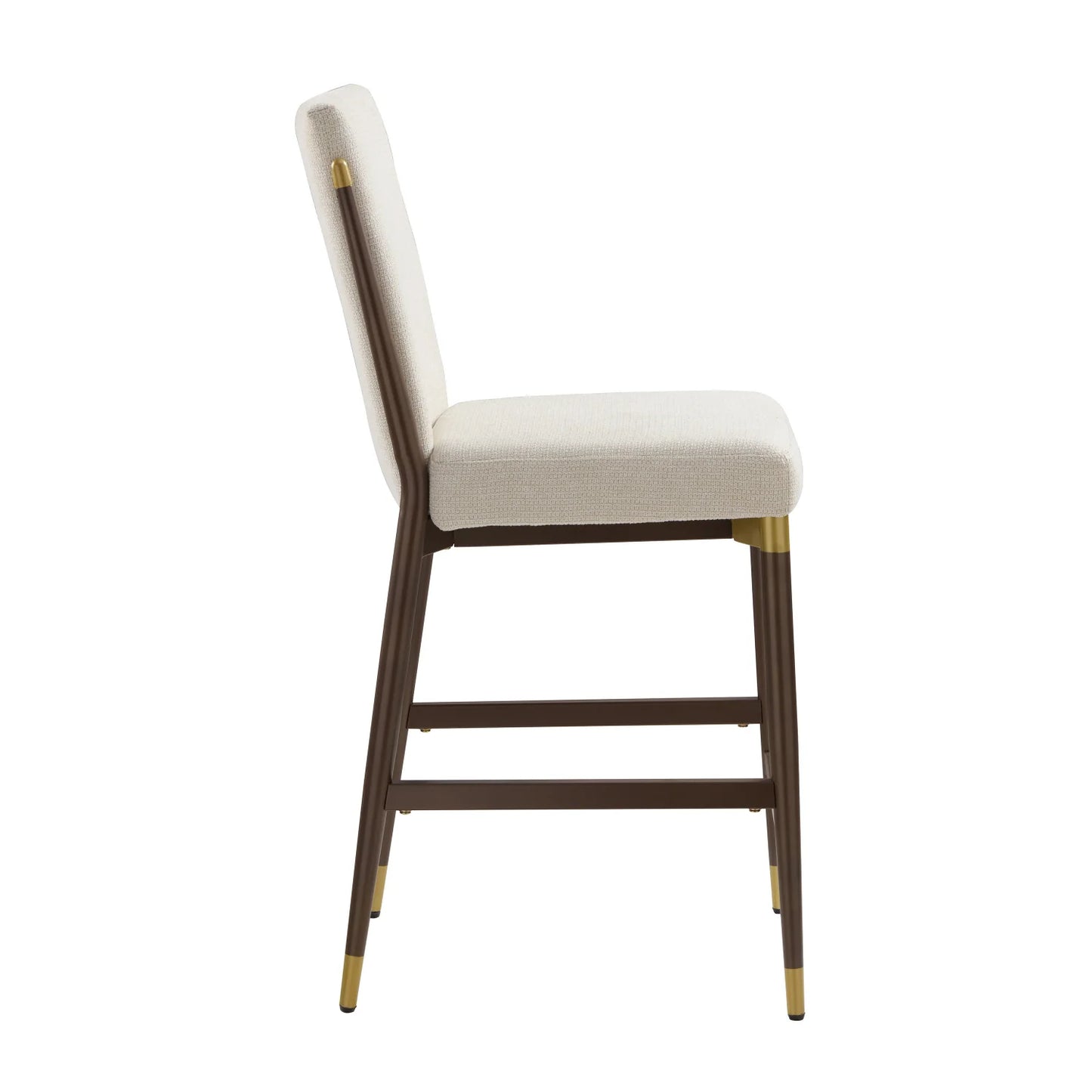 Luxury Modern Upholstered Counter Stool European Style for Villa