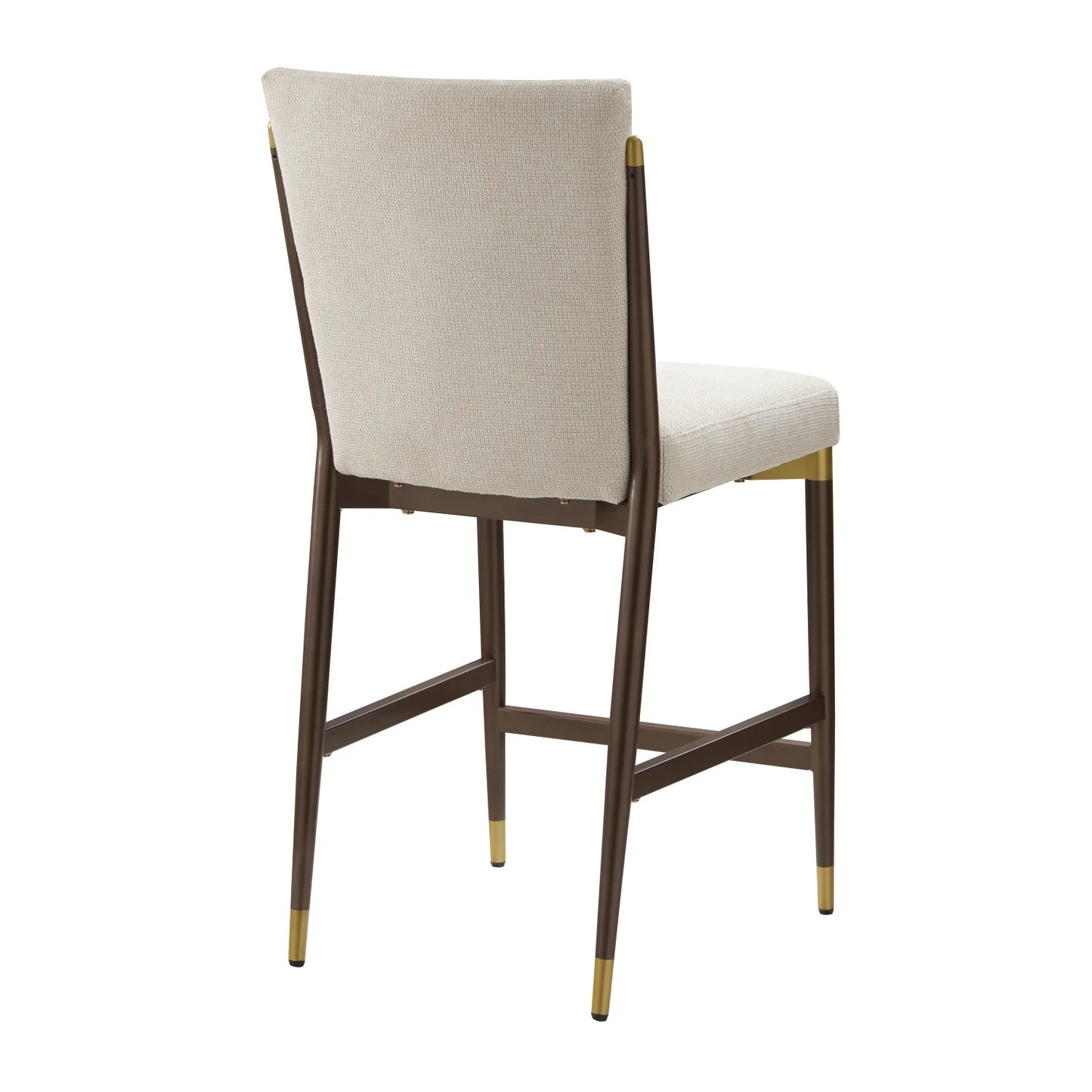 Luxury Modern Upholstered Counter Stool European Style for Villa