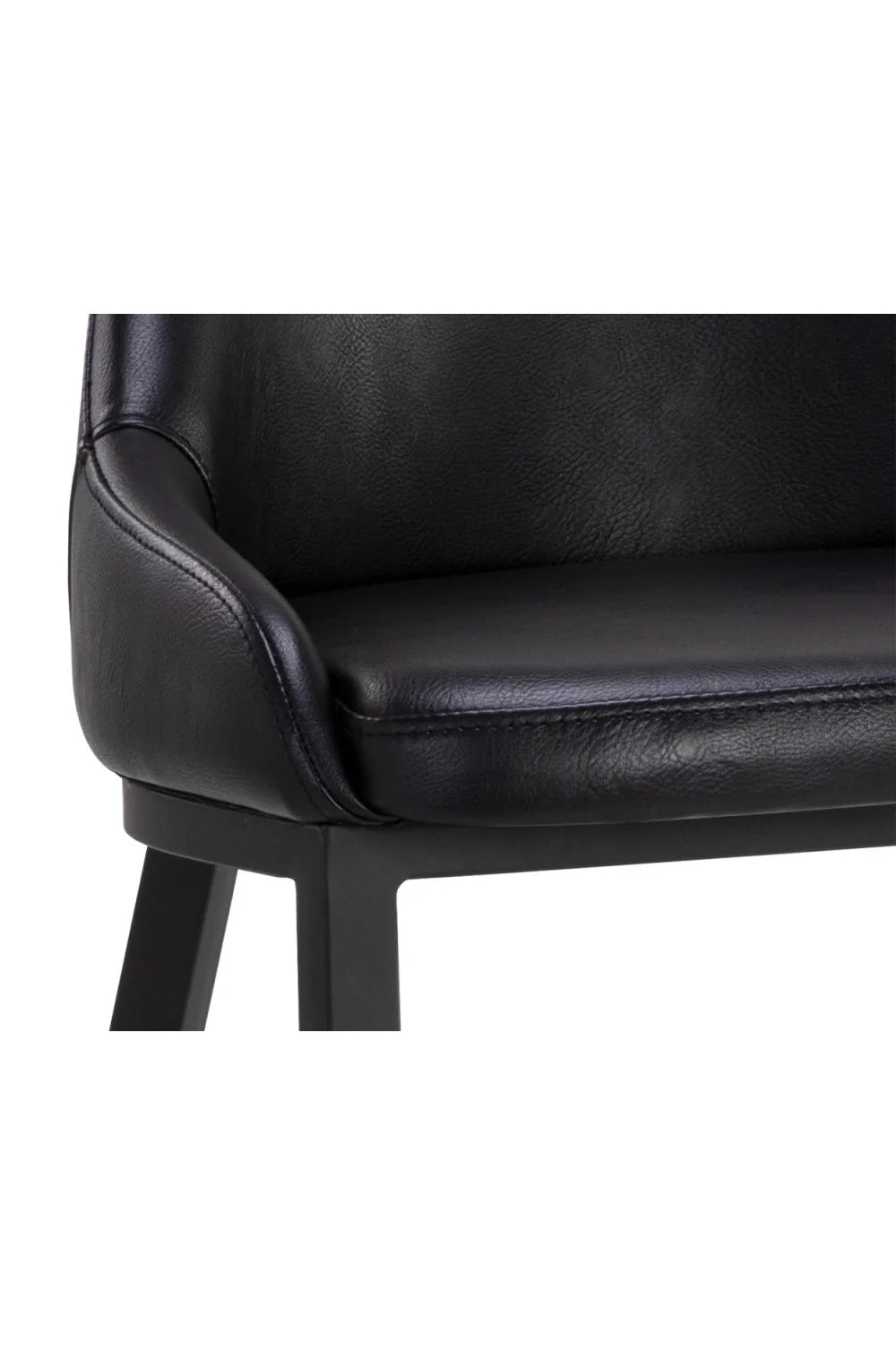 Luxury Modern Upholstered Low-Back Bar Stool European Style for Villa