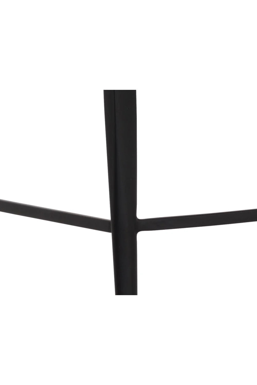 Luxury Modern Upholstered Low-Back Bar Stool European Style for Villa