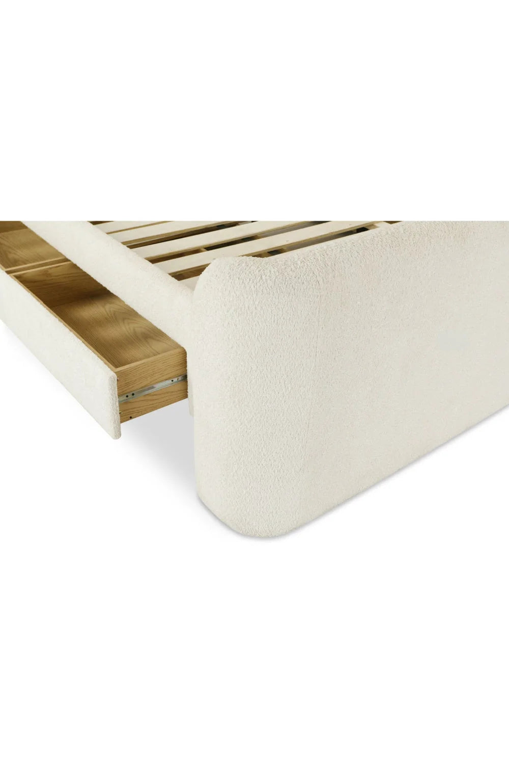 Luxury Modern Upholstered Storage Bed European Style for Villa