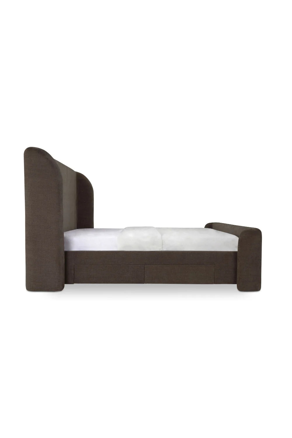 Luxury Modern Upholstered Storage Bed European Style for Villa