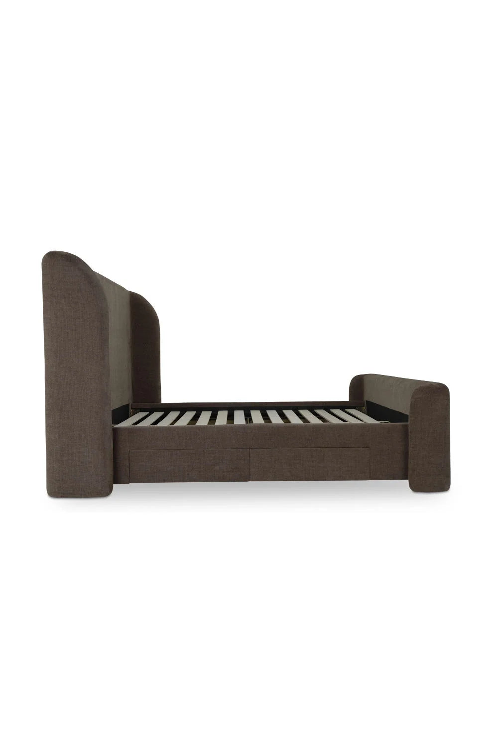 Luxury Modern Upholstered Storage Bed European Style for Villa