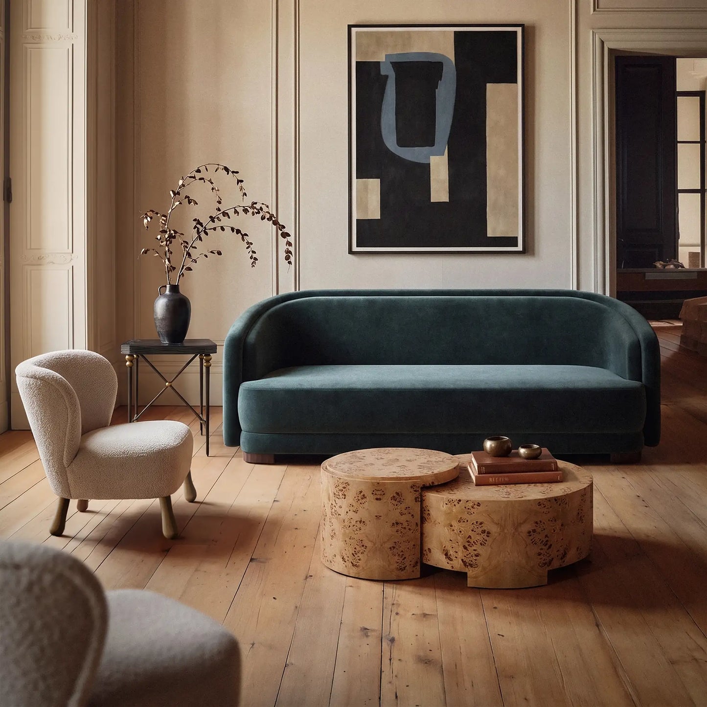 Luxury Modern Valence Sofa European Style for Villa