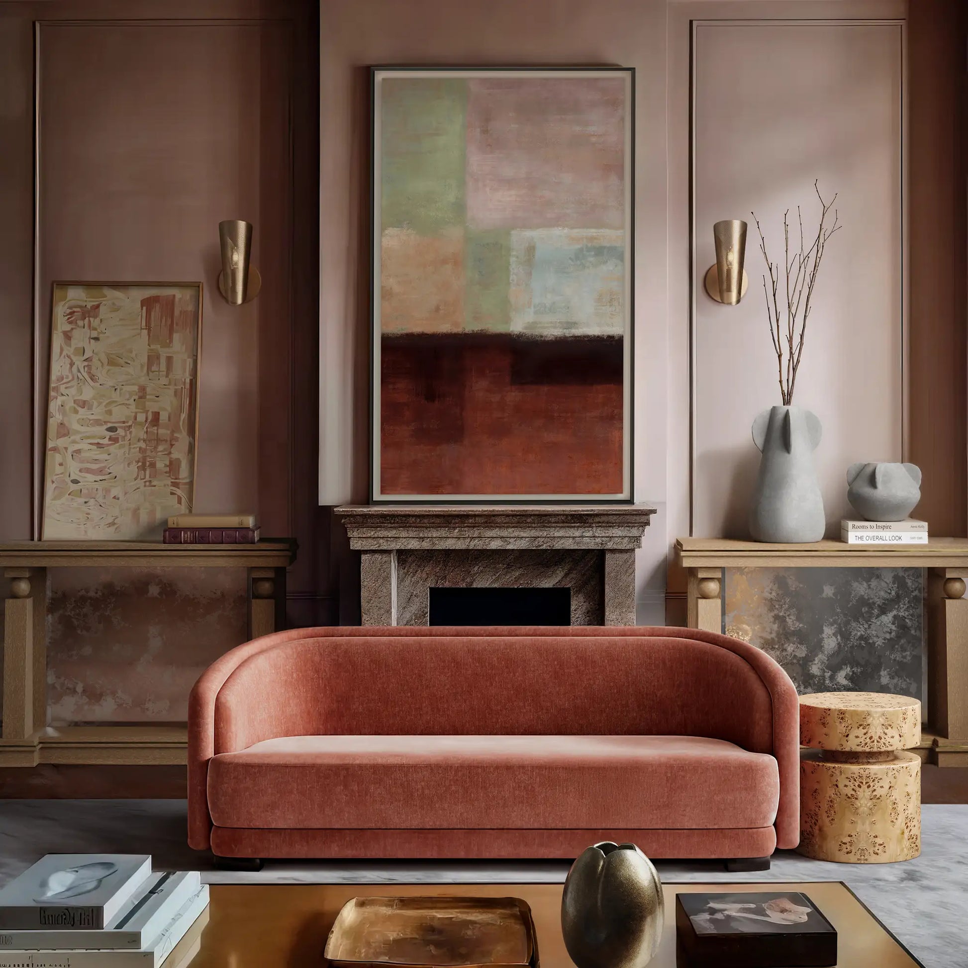 Luxury Modern Valence Sofa European Style for Villa