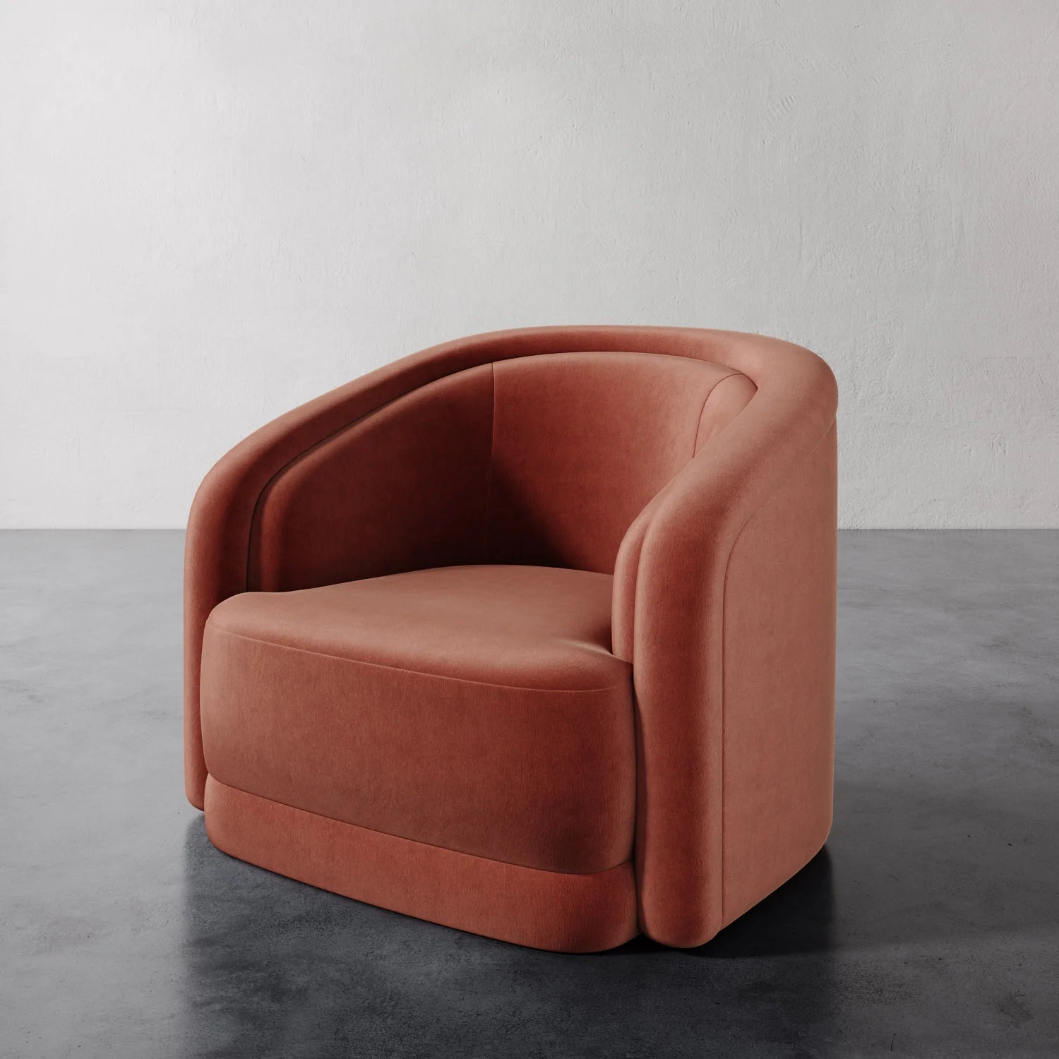Luxury Modern Valence Swivel Chair European Style for Villa