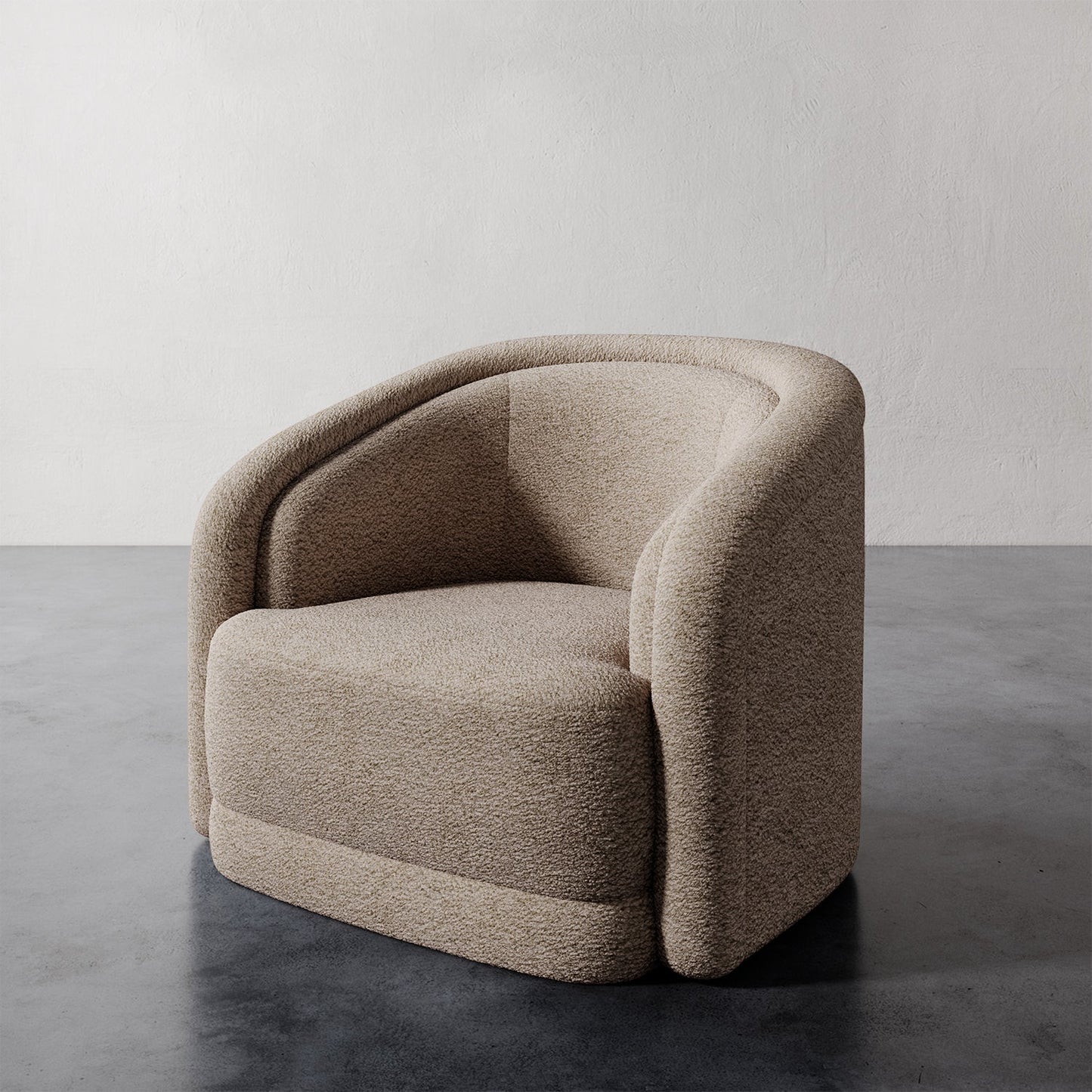 Luxury Modern Valence Swivel Chair European Style for Villa