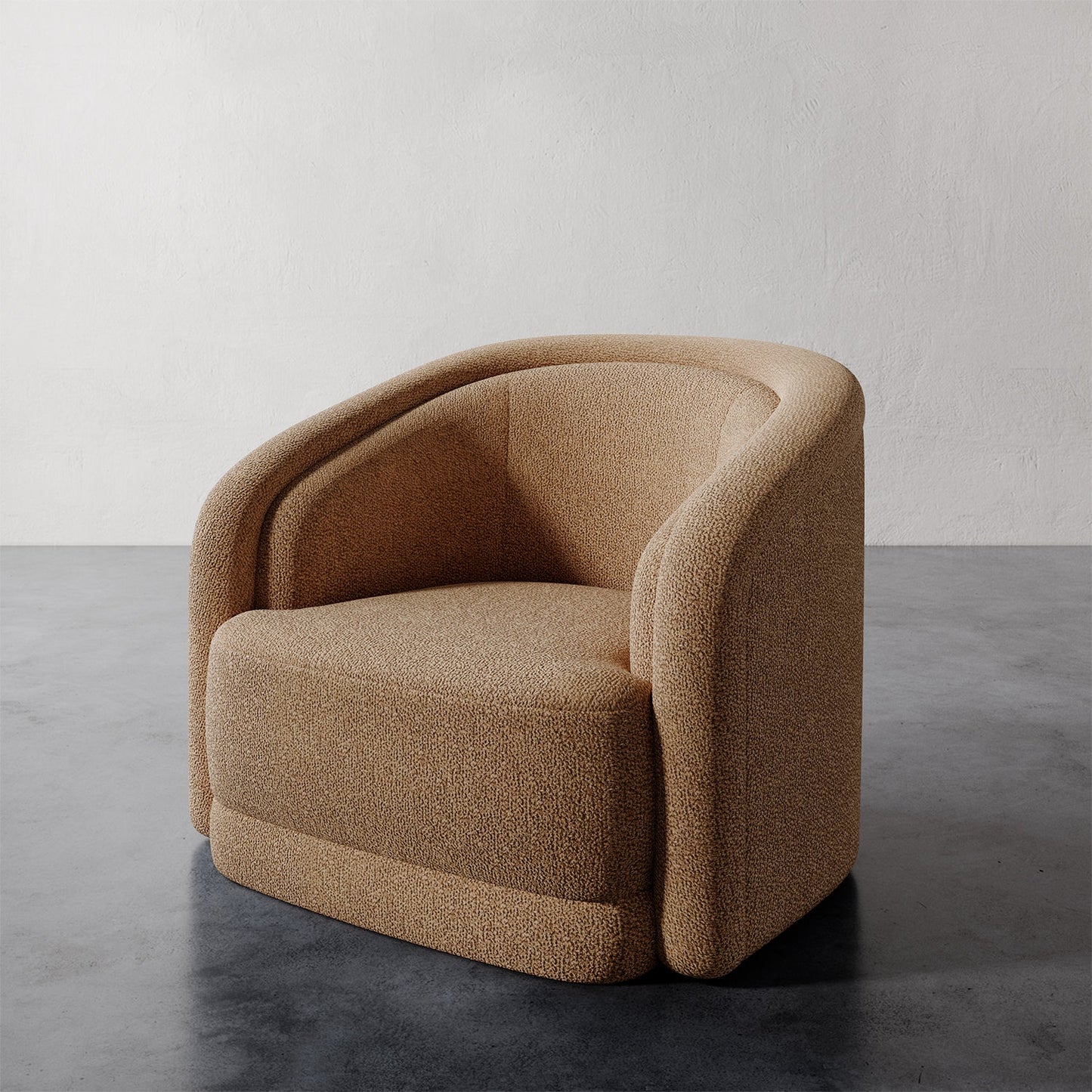 Luxury Modern Valence Swivel Chair European Style for Villa