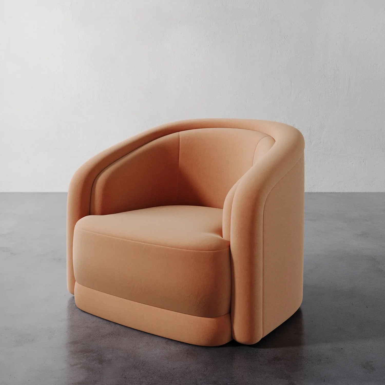 Luxury Modern Valence Swivel Chair European Style for Villa