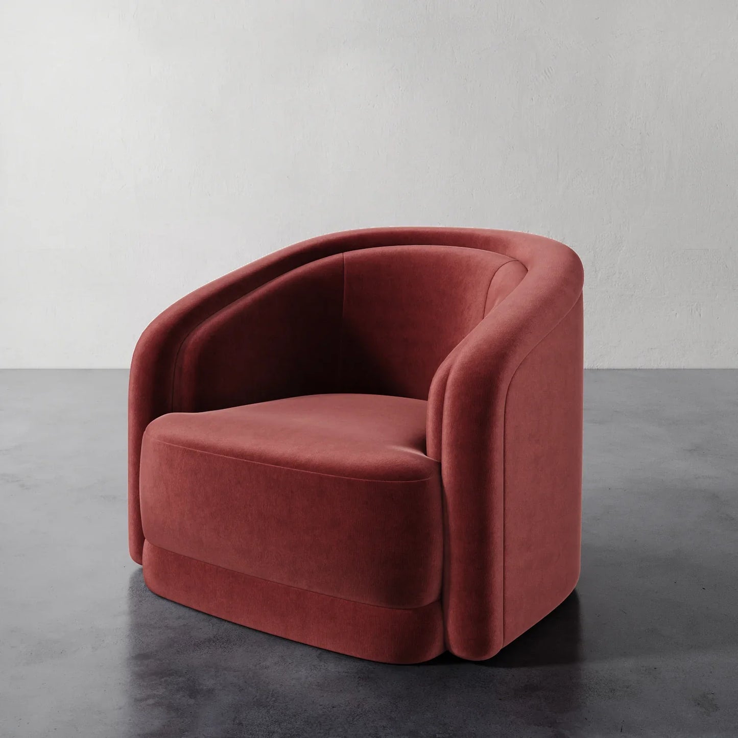 Luxury Modern Valence Swivel Chair European Style for Villa