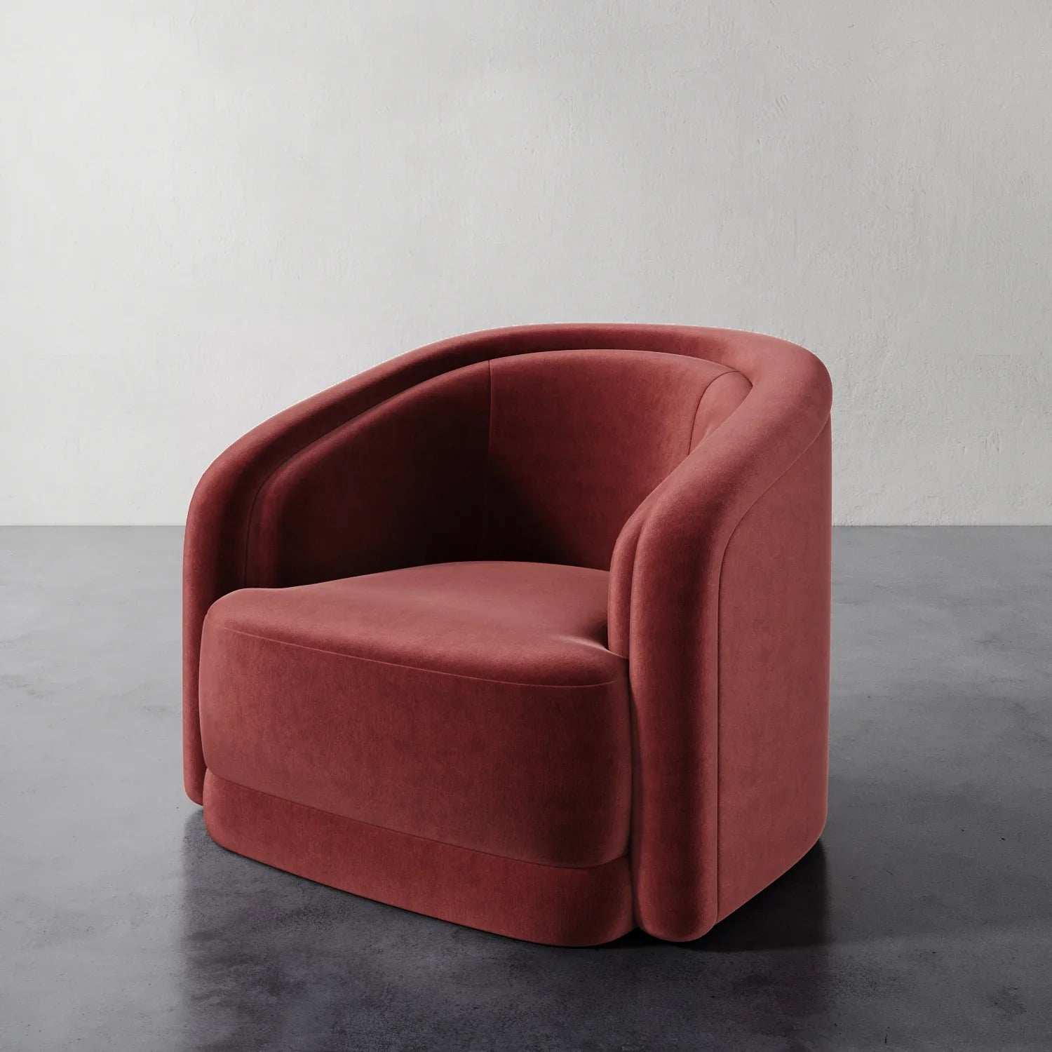 Luxury Modern Valence Swivel Chair European Style for Villa