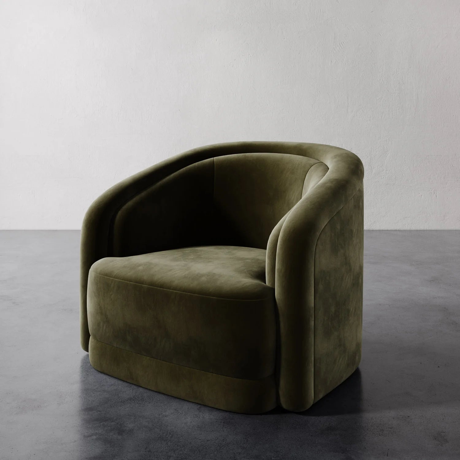 Luxury Modern Valence Swivel Chair European Style for Villa