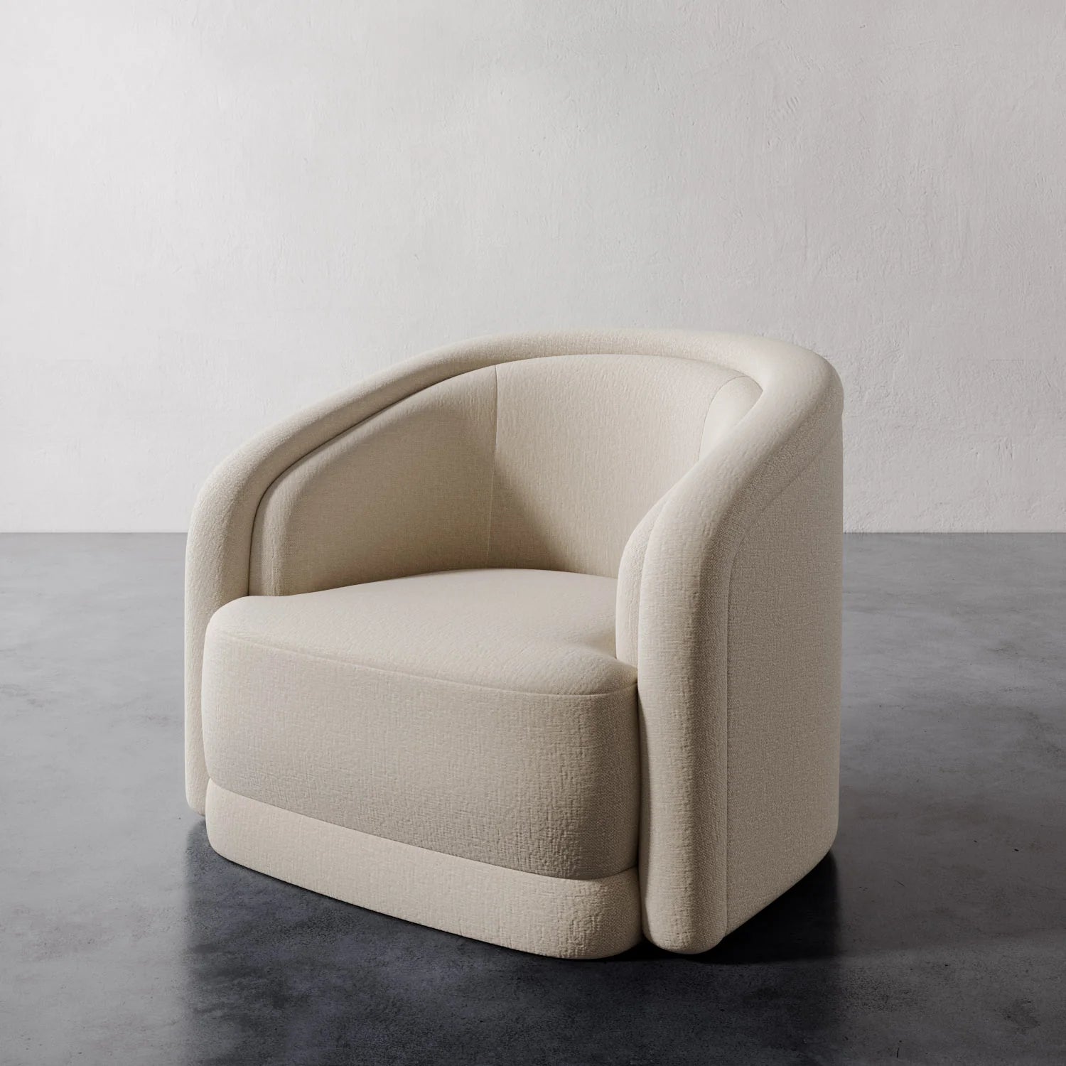 Luxury Modern Valence Swivel Chair European Style for Villa