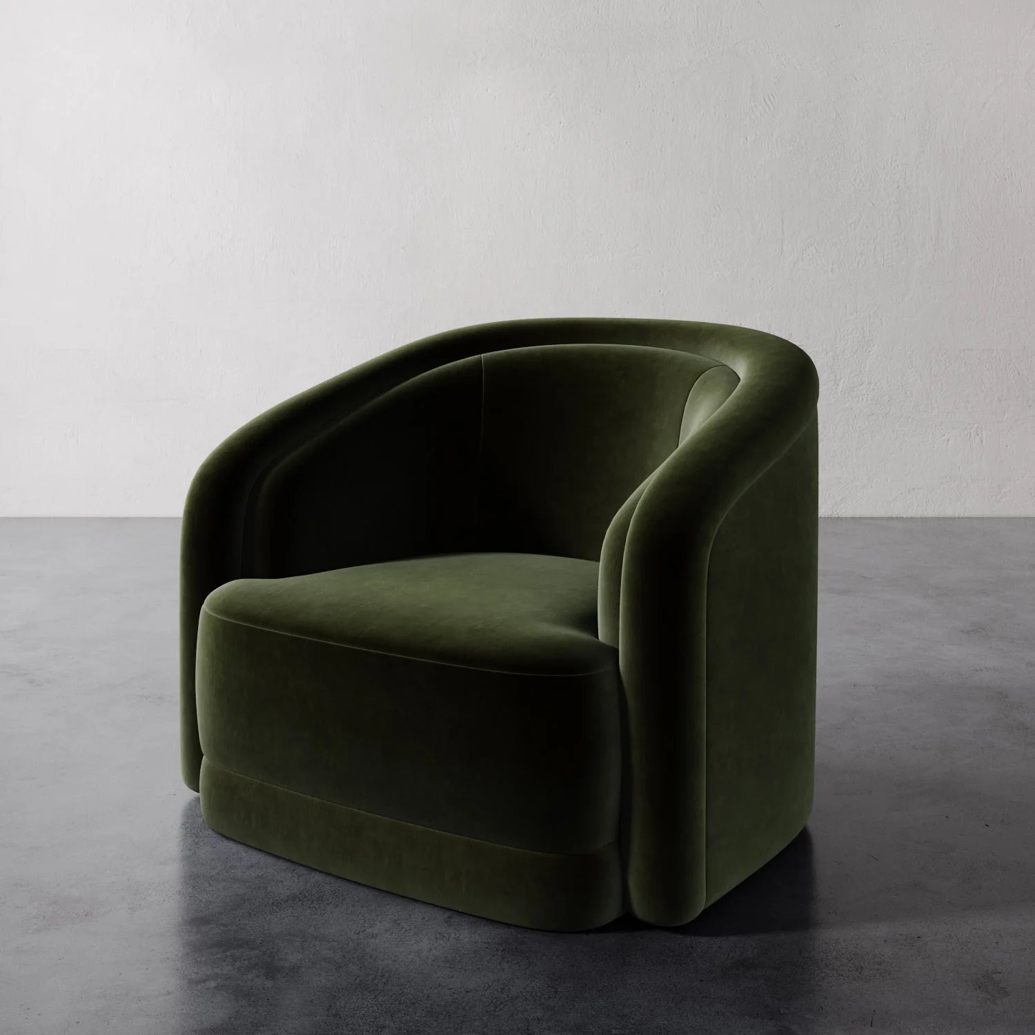 Luxury Modern Valence Swivel Chair European Style for Villa