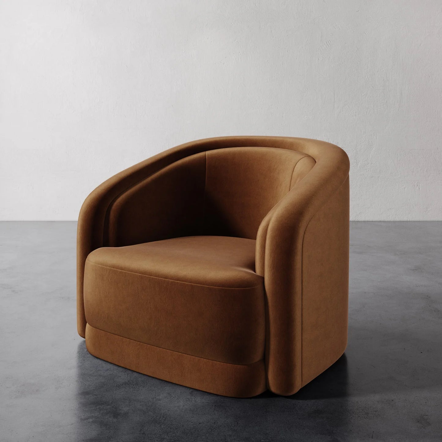 Luxury Modern Valence Swivel Chair European Style for Villa