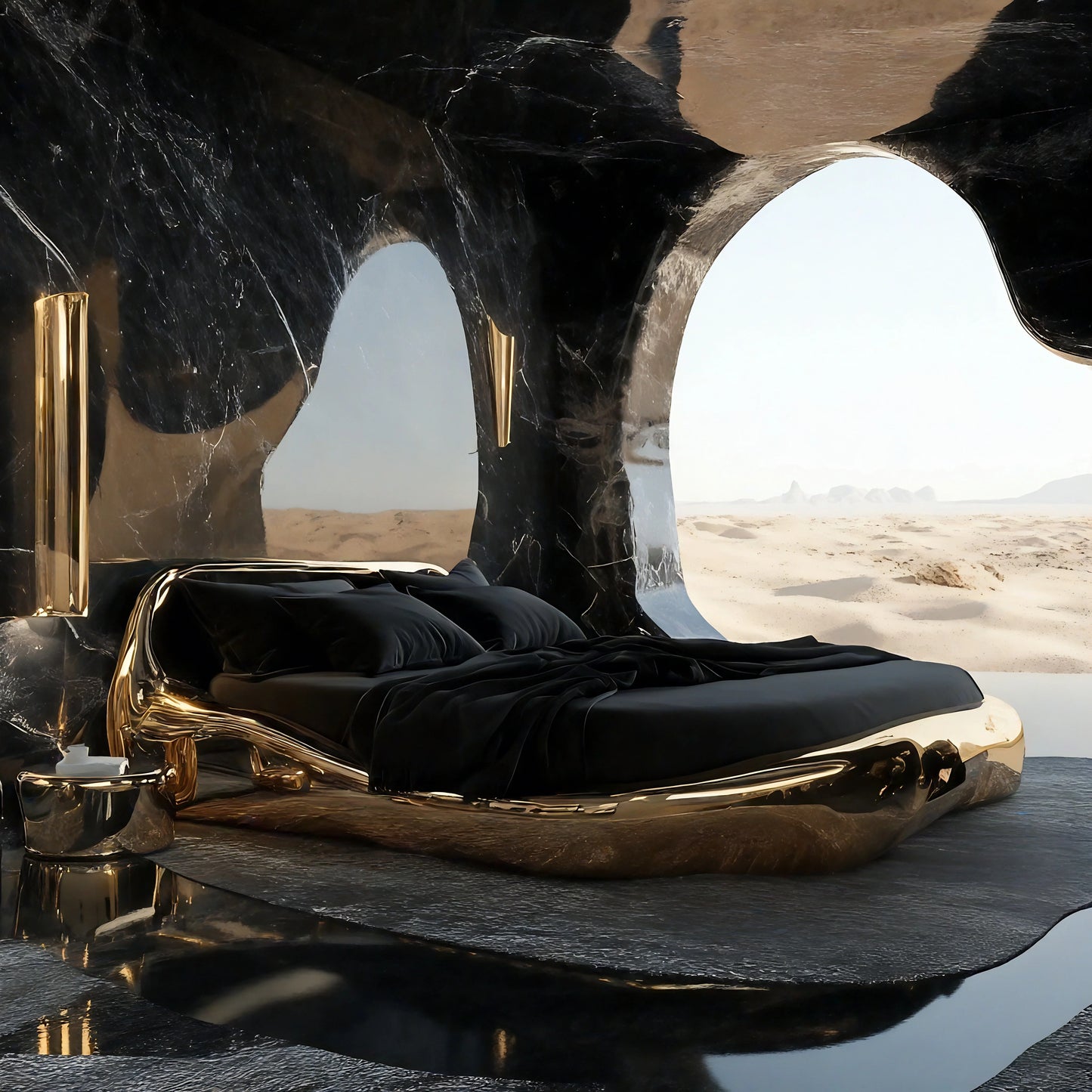 Luxury Modern Vantor Bed European Style for Villa
