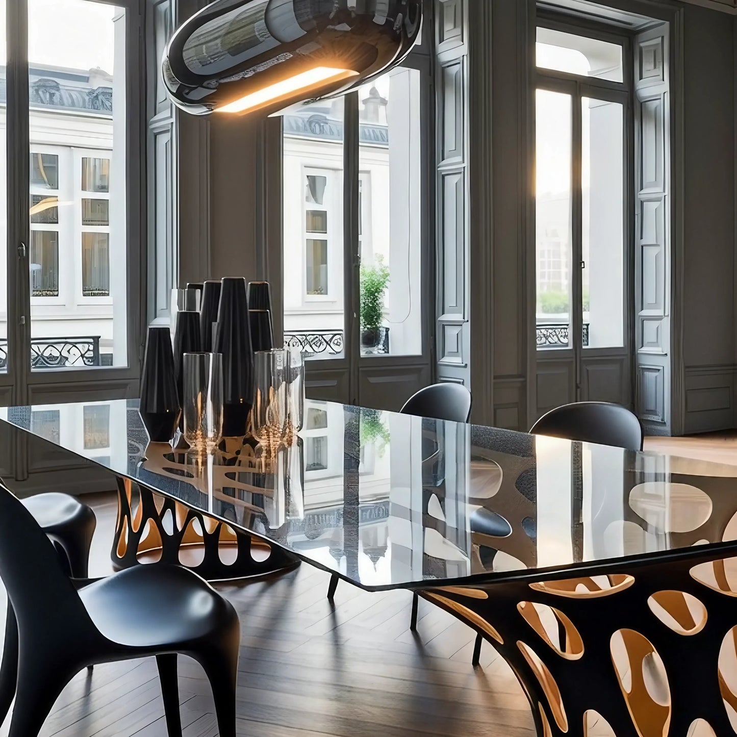 Luxury Modern Vantor Dining Table European Style for Villa