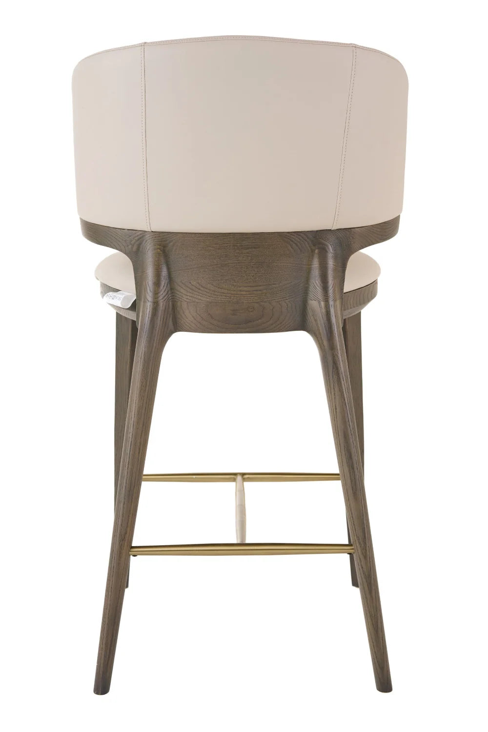 Luxury Modern Vegan Leather Counter Stool European Style for Villa