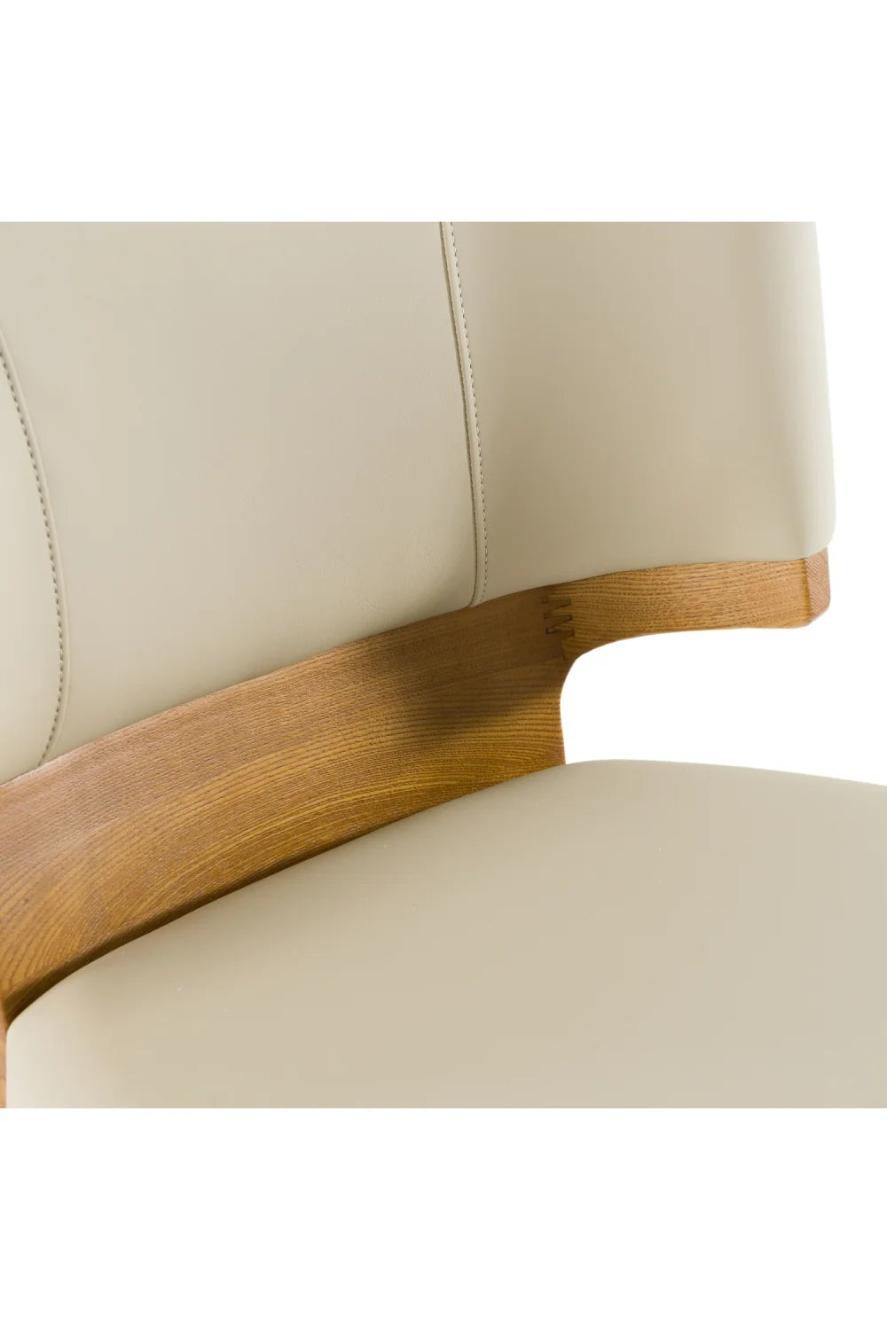 Luxury Modern Vegan Leather Counter Stool European Style for Villa