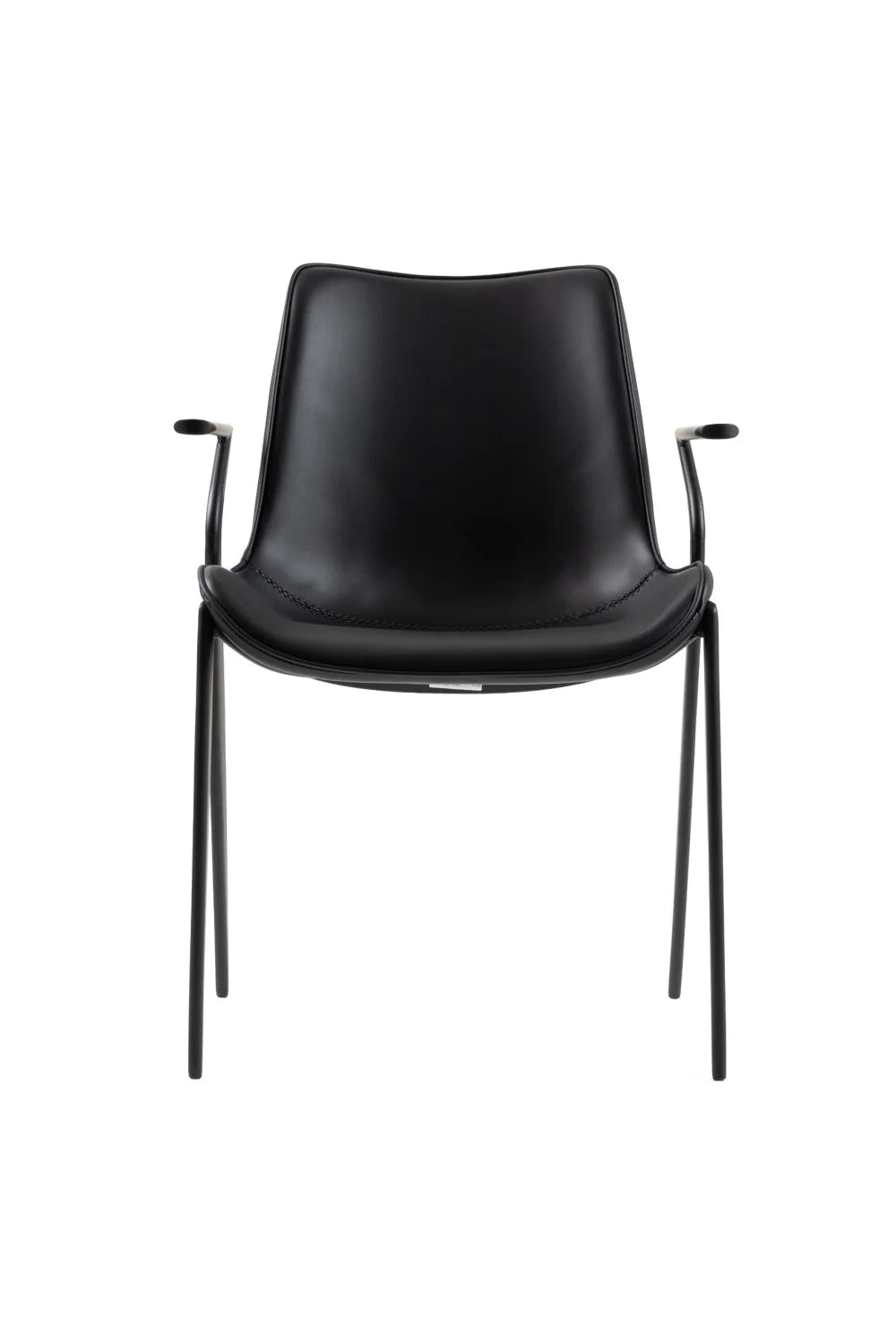 Luxury Modern Vegan Leather Dining Chair European Style for Villa