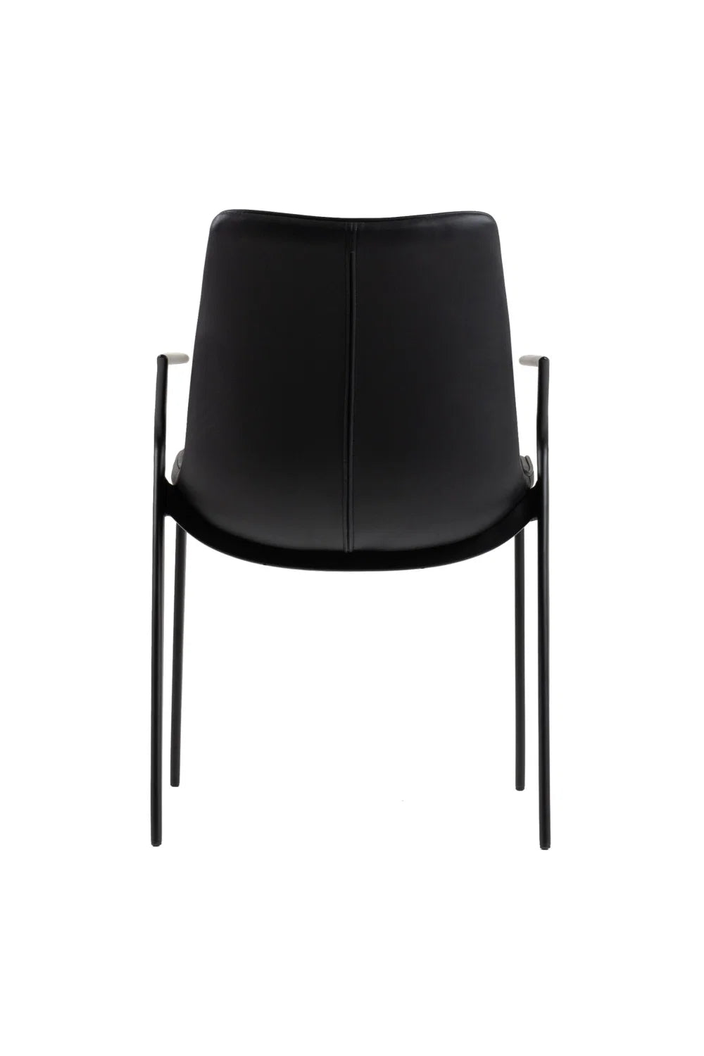 Luxury Modern Vegan Leather Dining Chair European Style for Villa