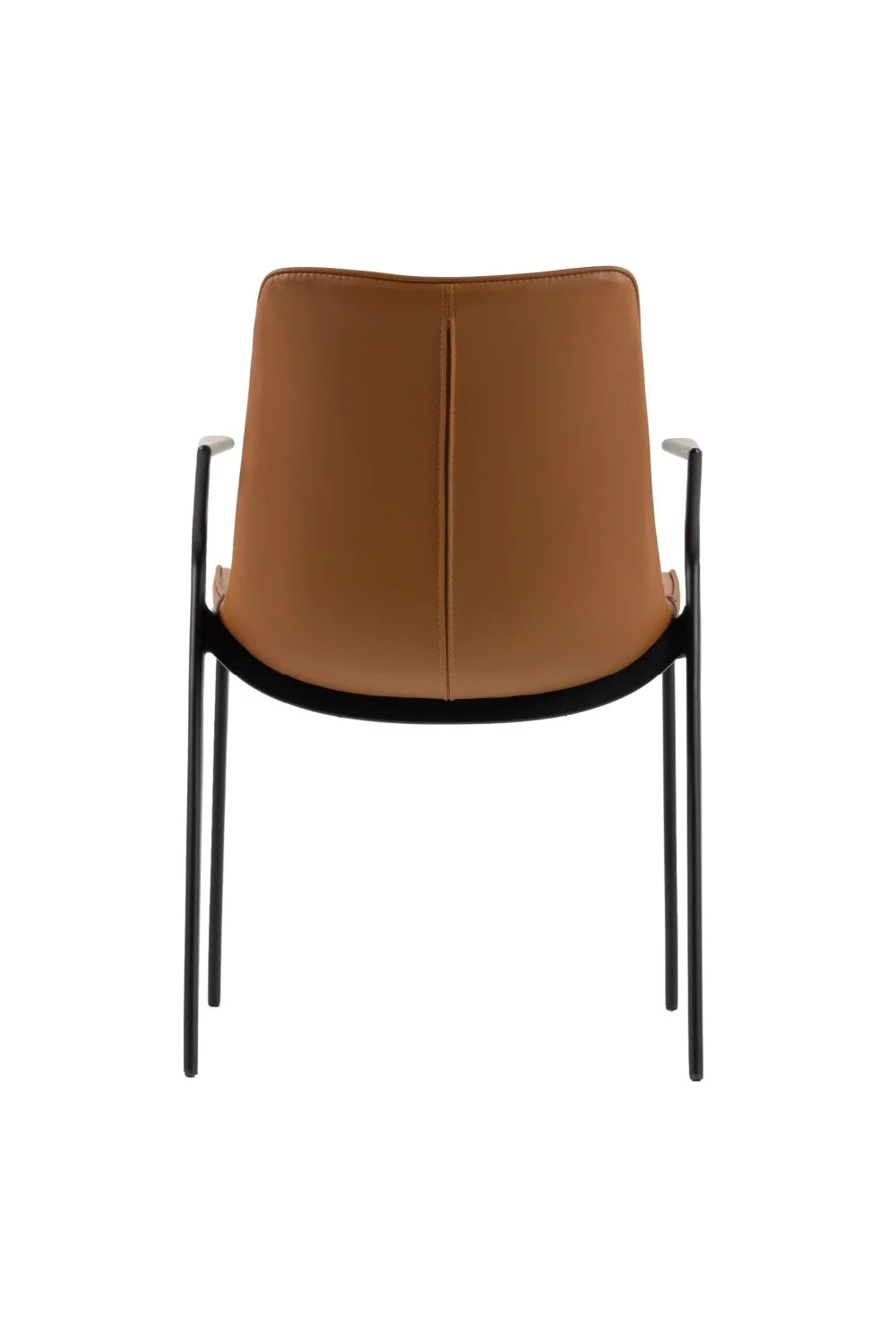 Luxury Modern Vegan Leather Dining Chair European Style for Villa