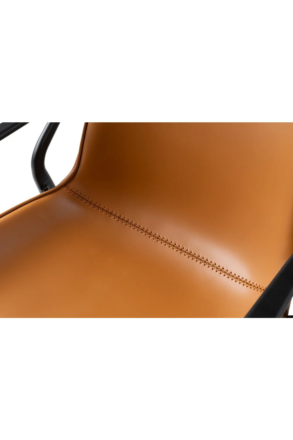 Luxury Modern Vegan Leather Dining Chair European Style for Villa