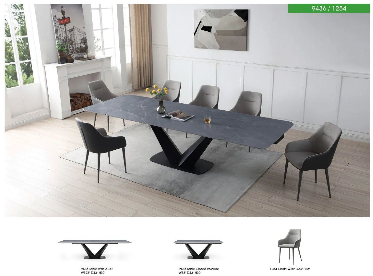 Luxury Modern Vieno Dining Table European Style for Villa