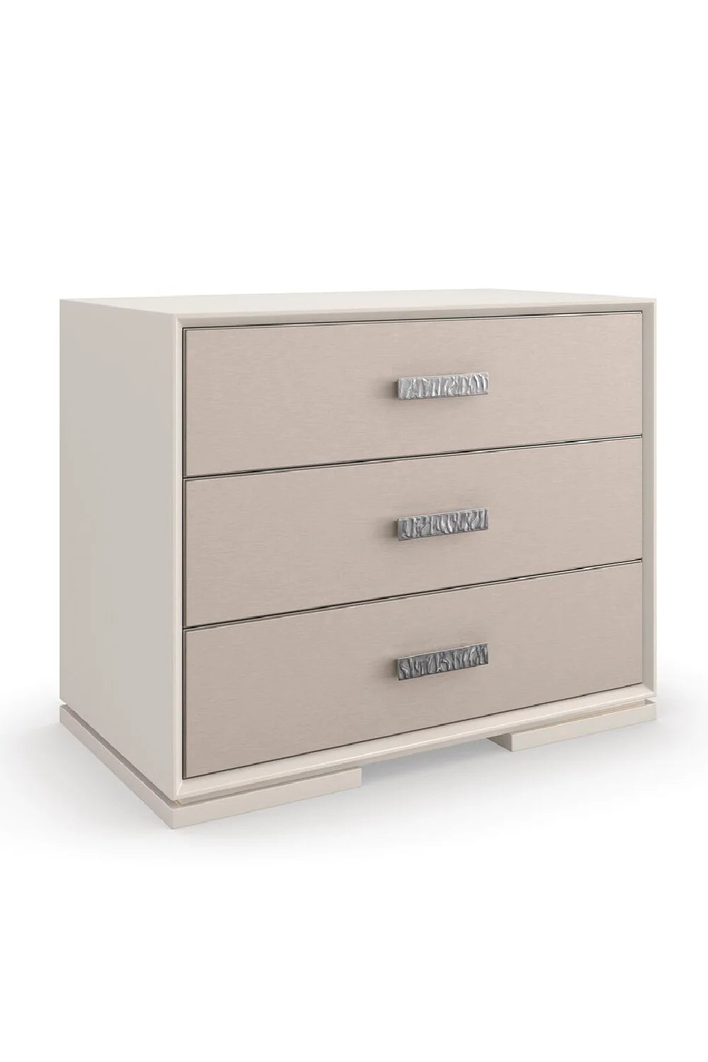 Luxury Modern Vinyl Nightstand European Style for Villa