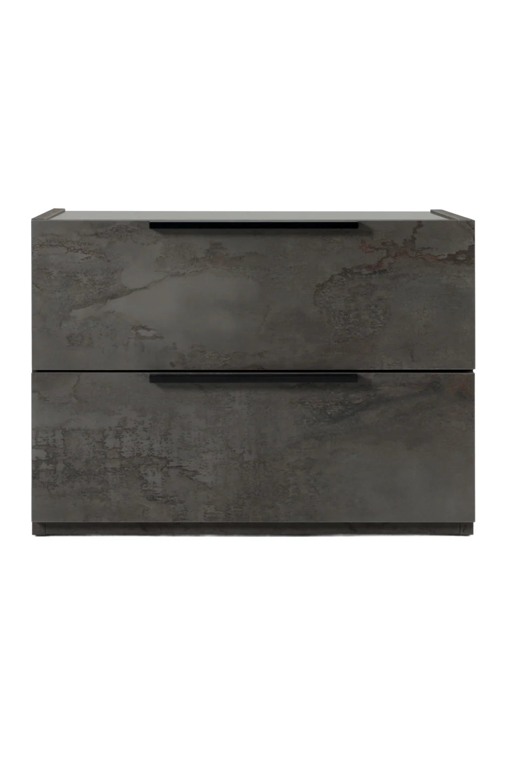 Luxury Modern Volcano Oxide 2-Drawer Nightstand European Style for Villa
