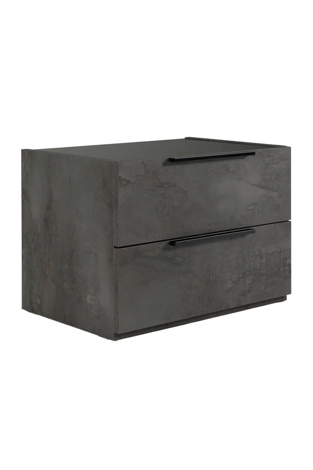Luxury Modern Volcano Oxide 2-Drawer Nightstand European Style for Villa